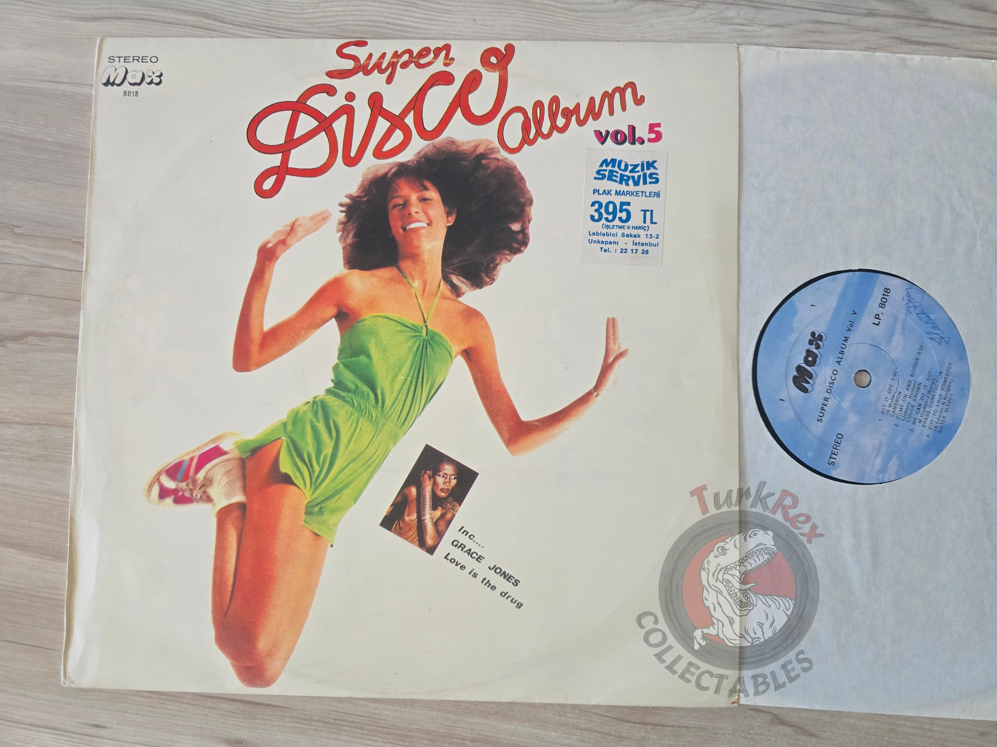 Various – Super Disco Album Vol. 5 Turkish Pressing Vinyl Turkey Edition