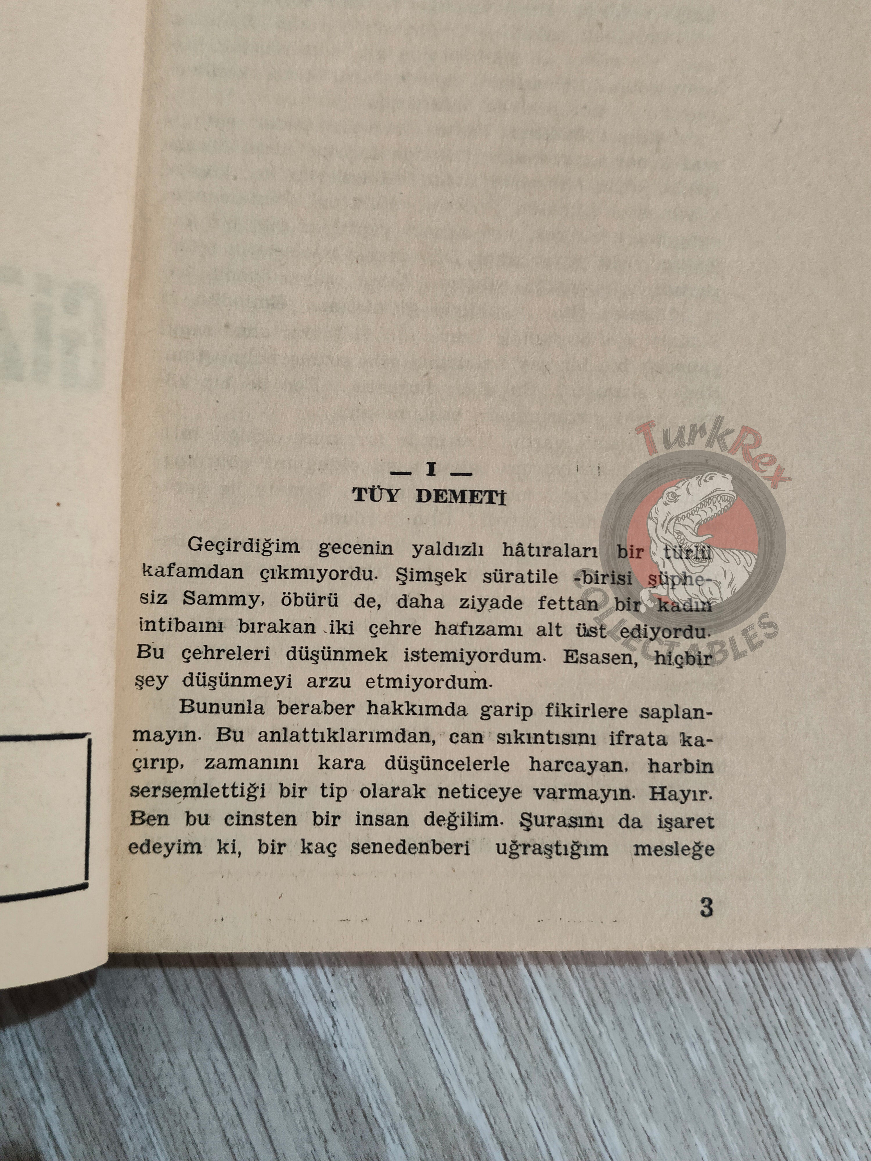 Peter Cheyney – The Dark Street 1955 1st Turkish Book Turkey