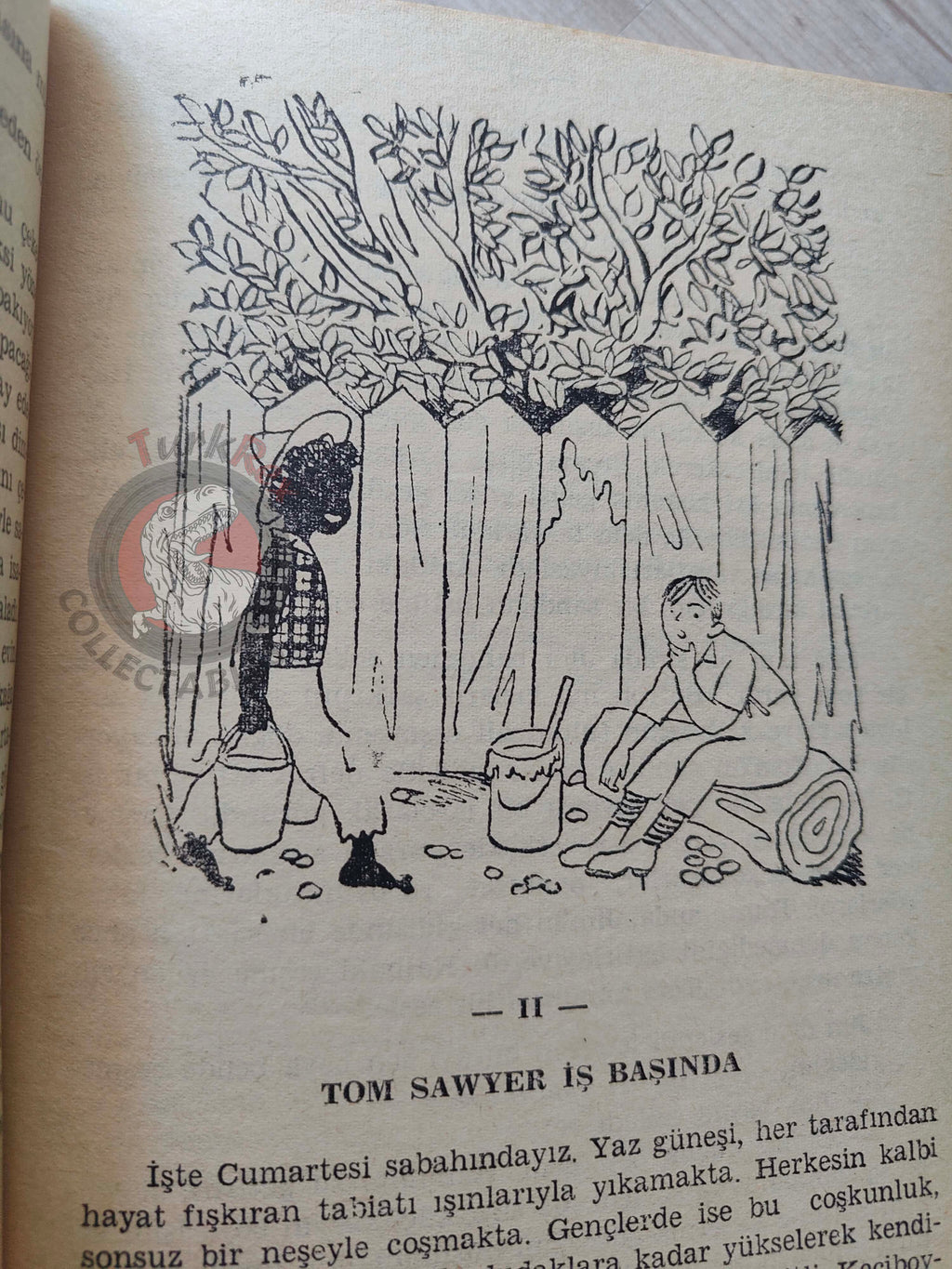 Mark Twain – Tom Sawyer 1971 Turkish Book Turkey Illustrated
