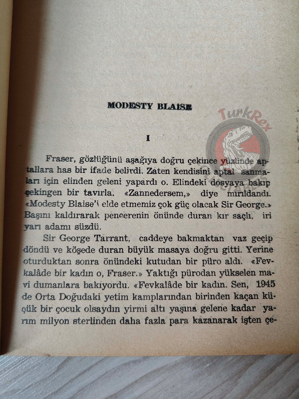 Peter O’Donnell – Modest Blaise 1966 1st Turkish Book Turkey