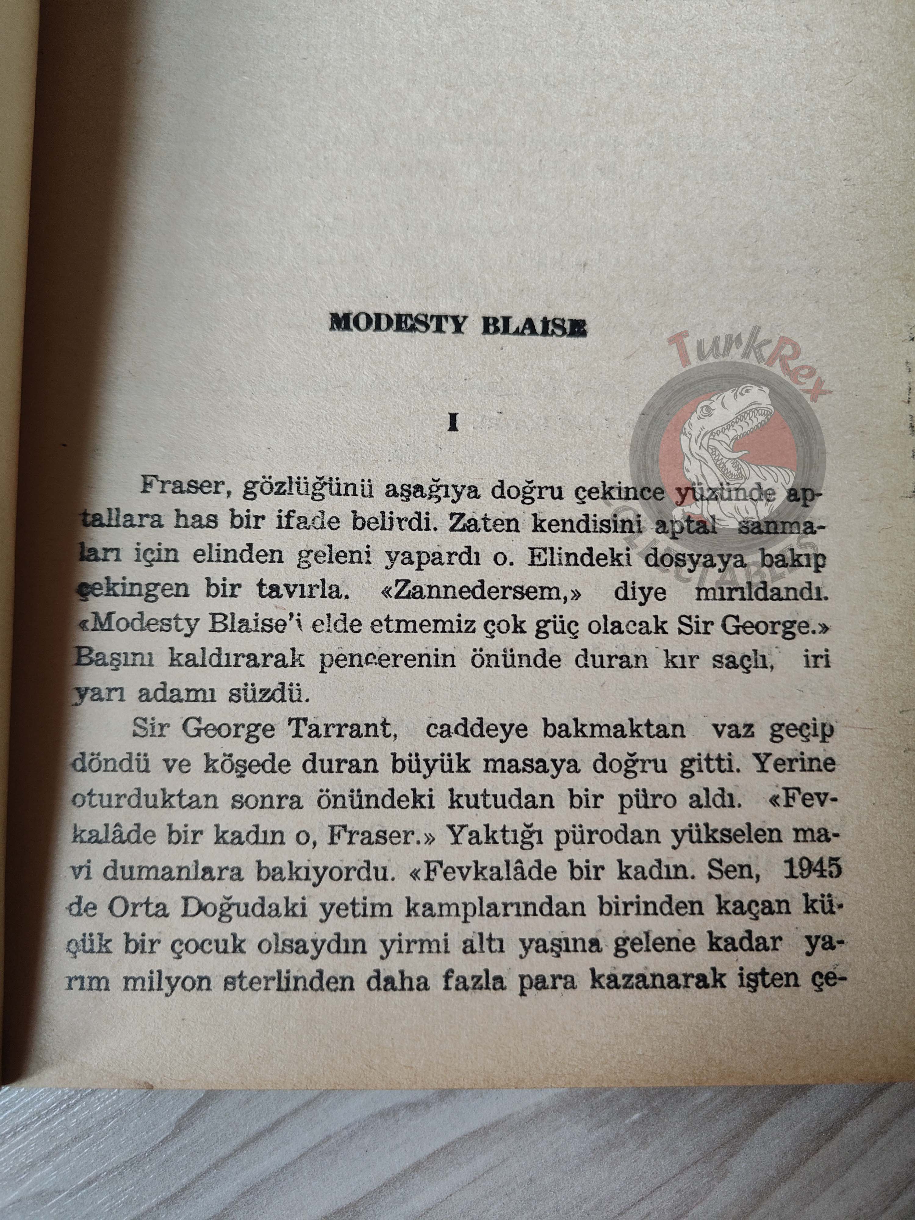 Peter O’Donnell – Modest Blaise 1966 1st Turkish Book Turkey