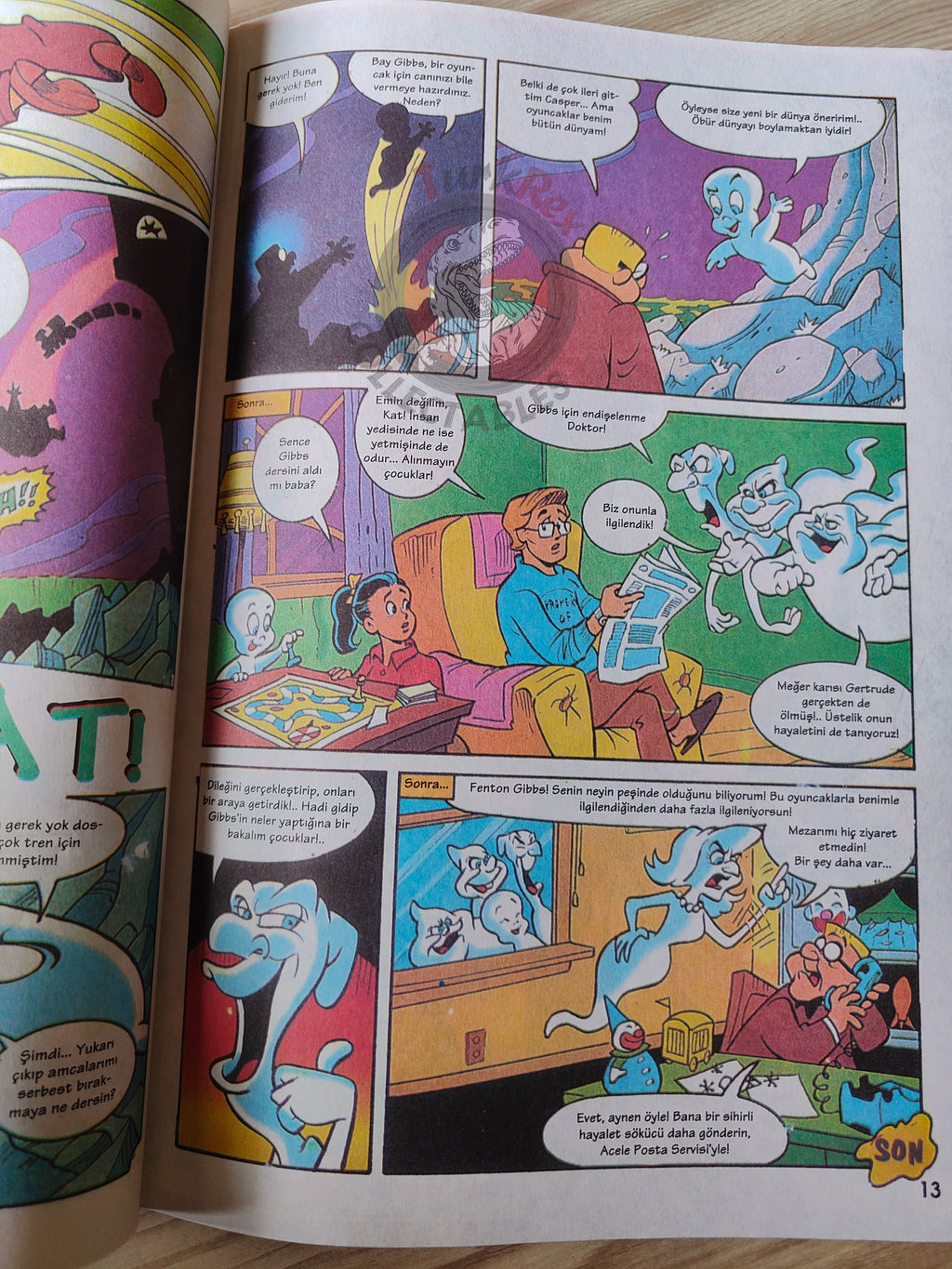 Casper the Friendly Ghost – Issue #5 1996 Turkish Comic Turkey