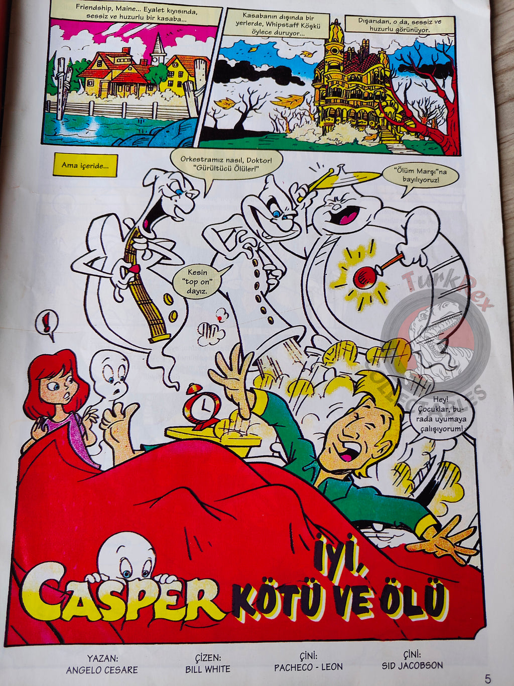 Casper the Friendly Ghost Magazine – Issue #5 2006 Turkish Comic Turkey
