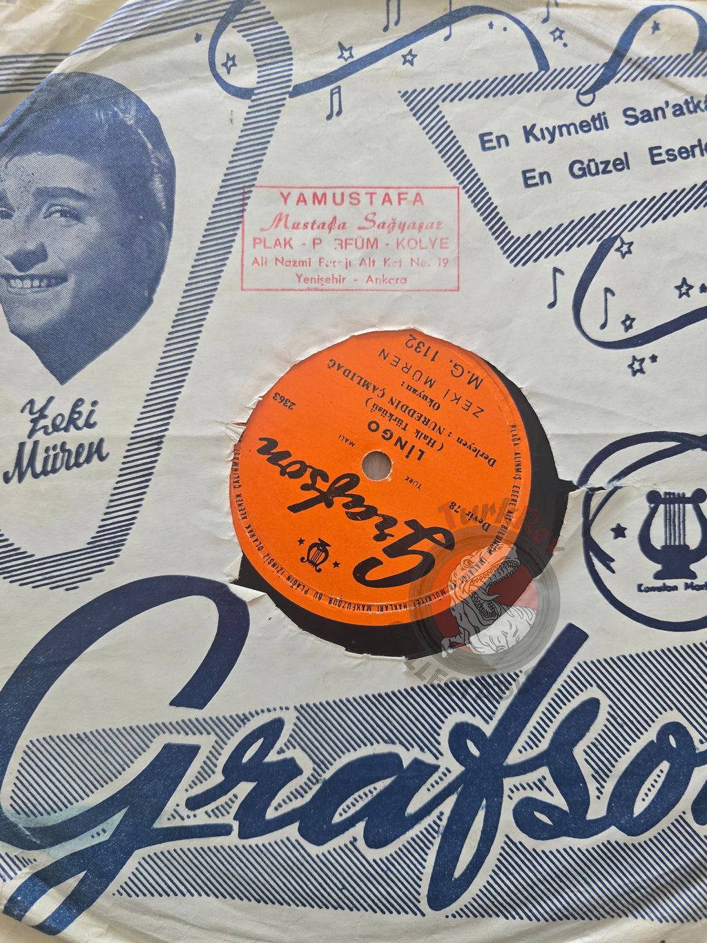 Zeki Müren – Lingo Turkish Pressing Shellac Turkey Edition
