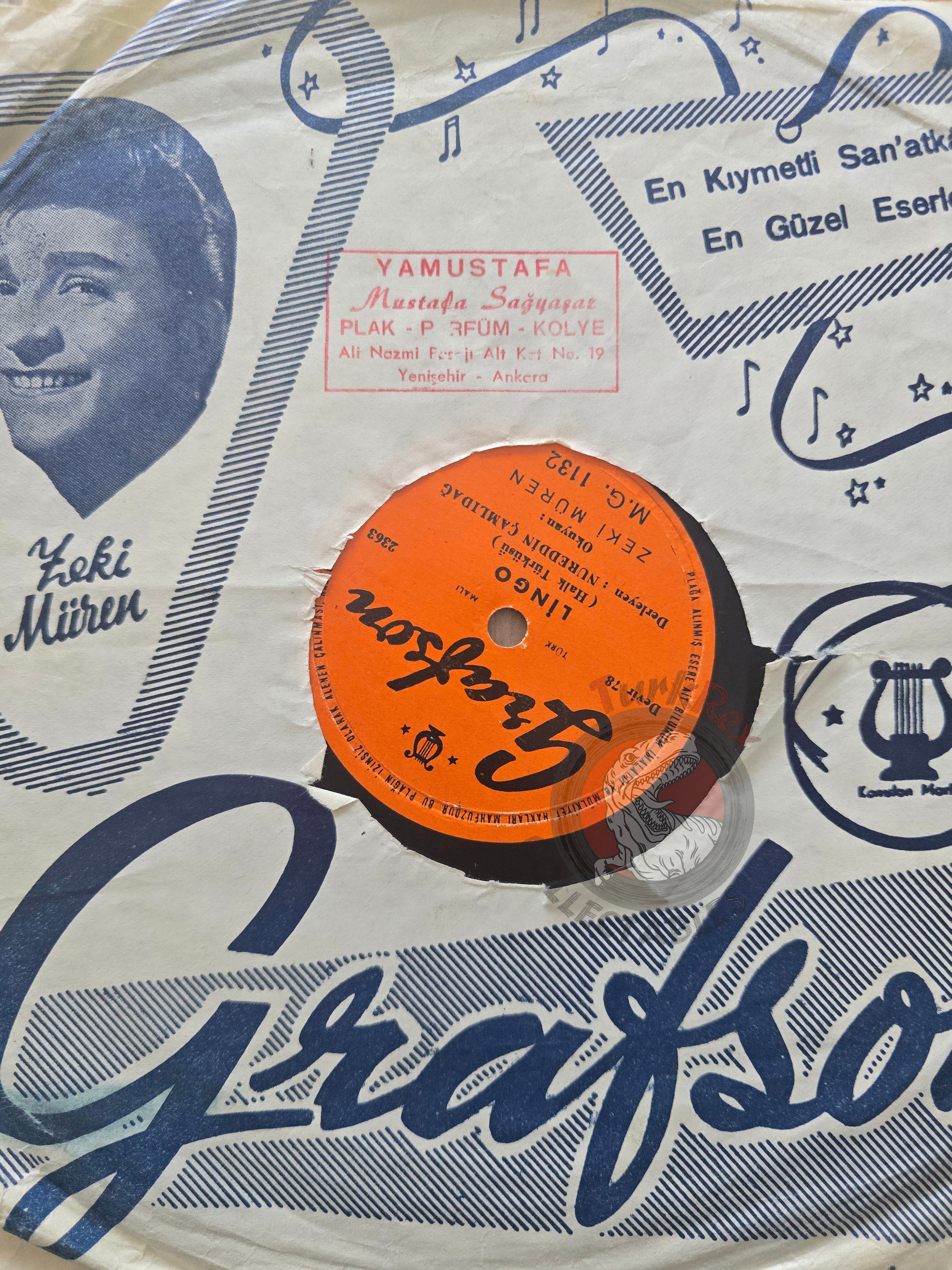 Zeki Müren – Lingo Turkish Pressing Shellac Turkey Edition