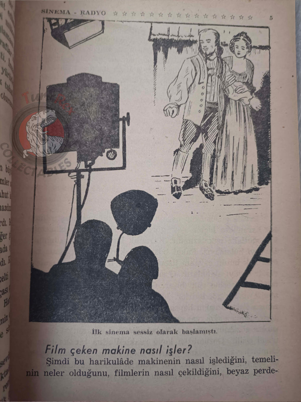 Basic Information for Primary School – Cinema, Radio, Television 1949 Turkish Book Turkey Illustrated