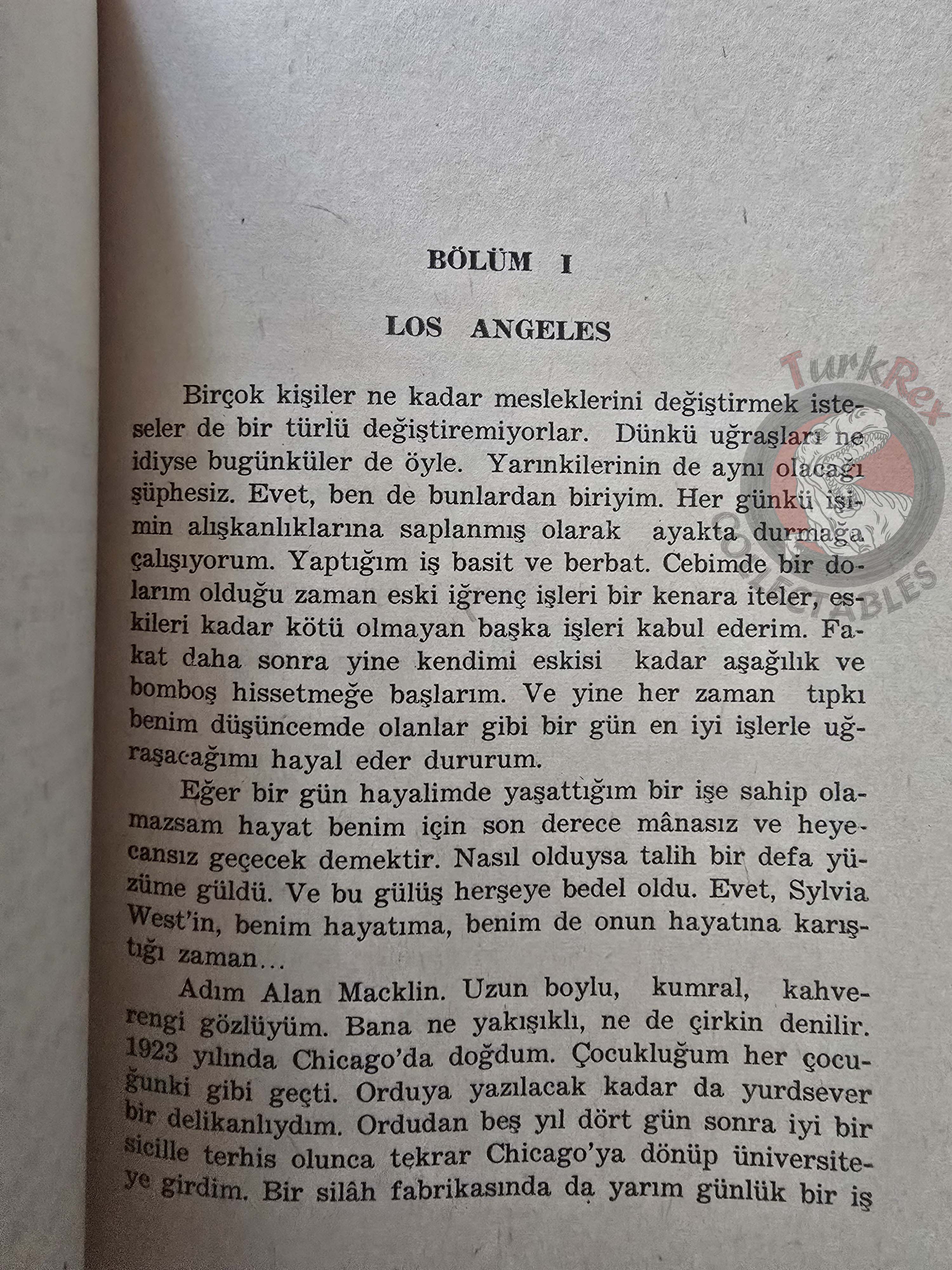 E. V. Cunningham – Sylvia  1970 1st Turkish Book Turkey