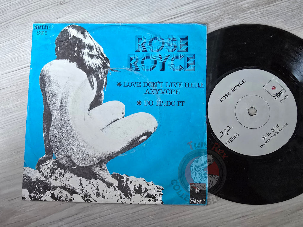 Rose Royce – Love Don’t Live Here Anymore 7" Turkish Pressing Vinyl Turkey Edition