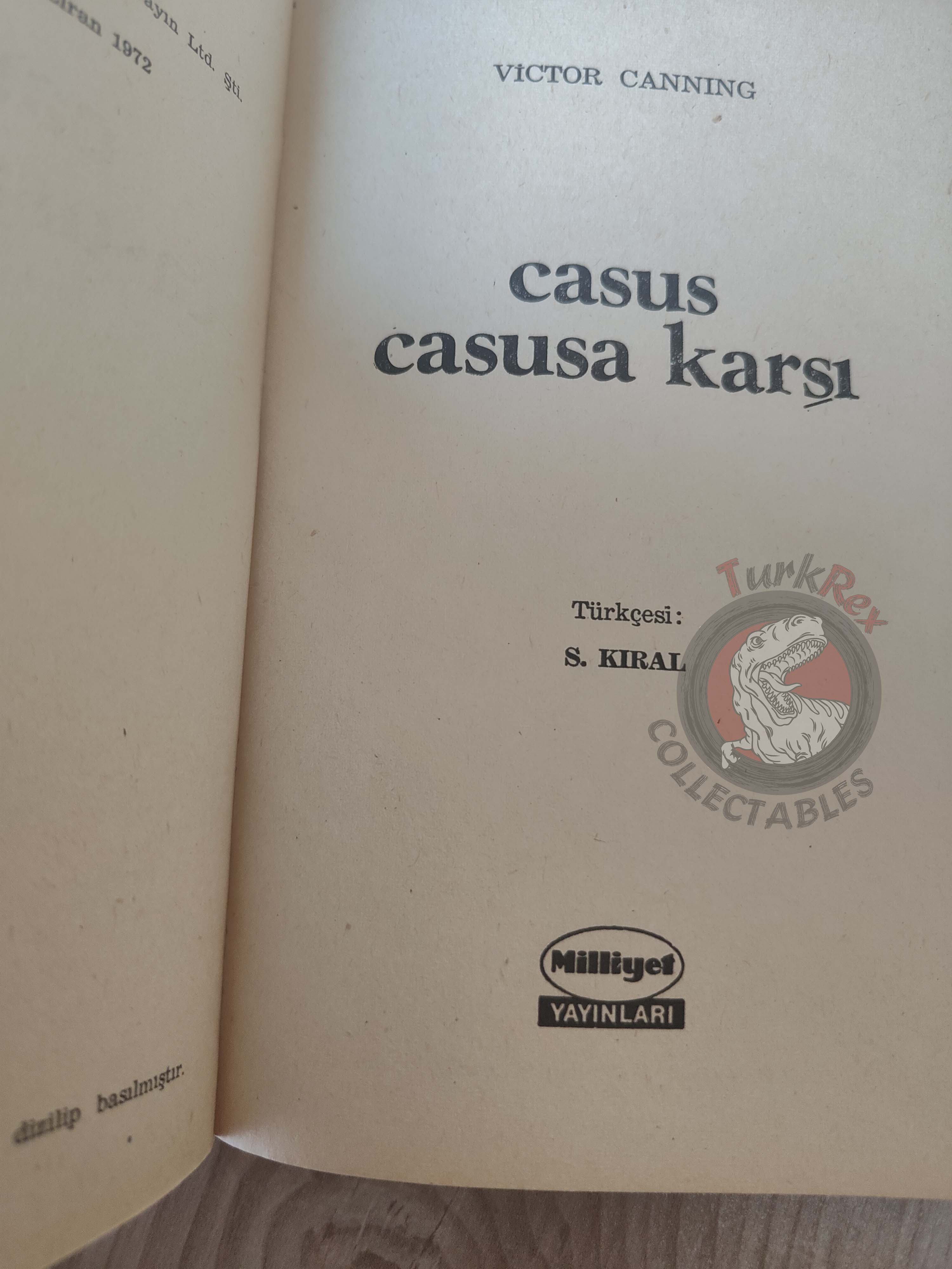 Victor Canning – A Forest of Eyes 1972 1st Turkish Book Turkey