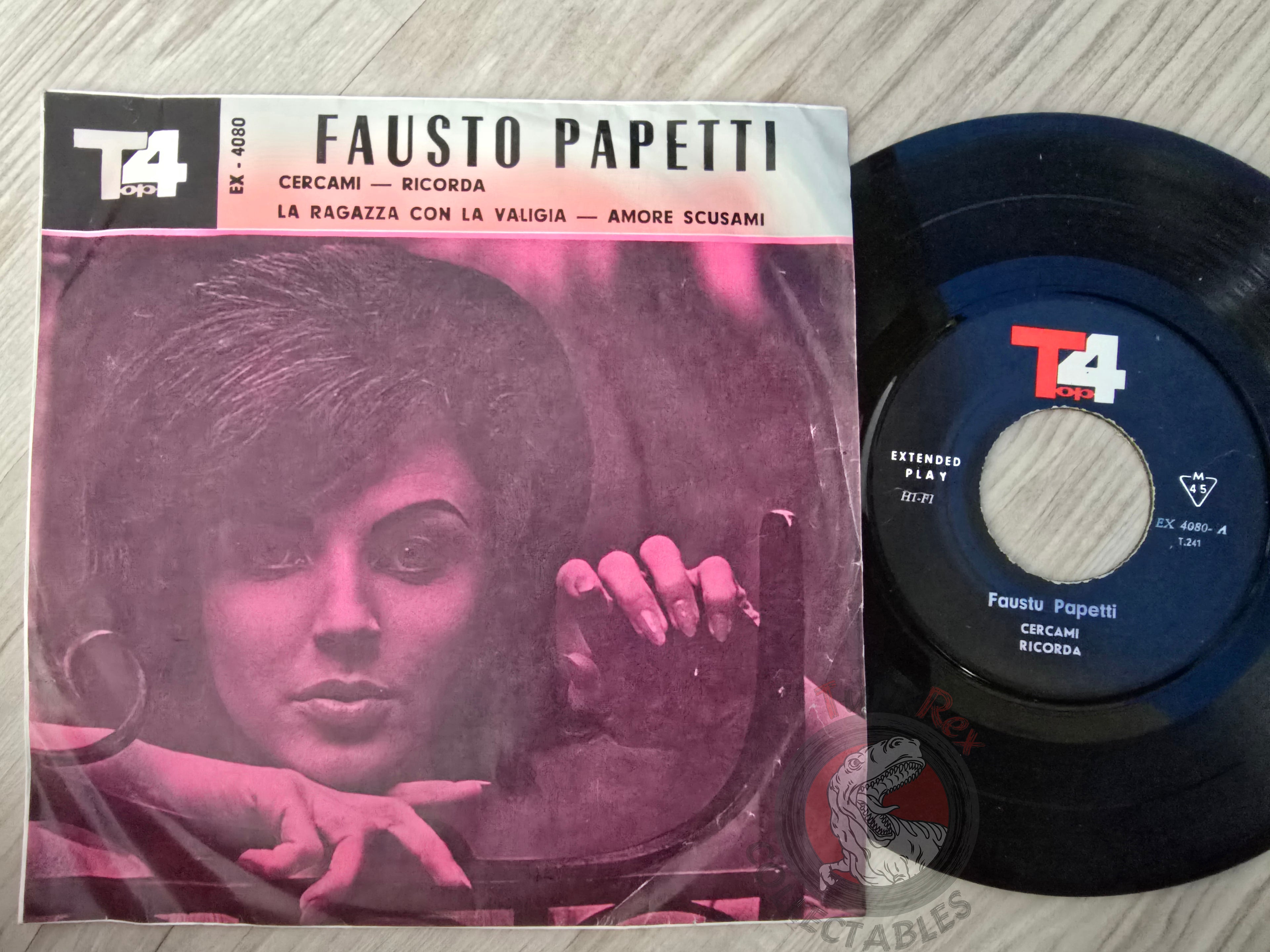 Fausto Papetti – Cercami 7" Iran Pressing Vinyl Iranian Edition 2