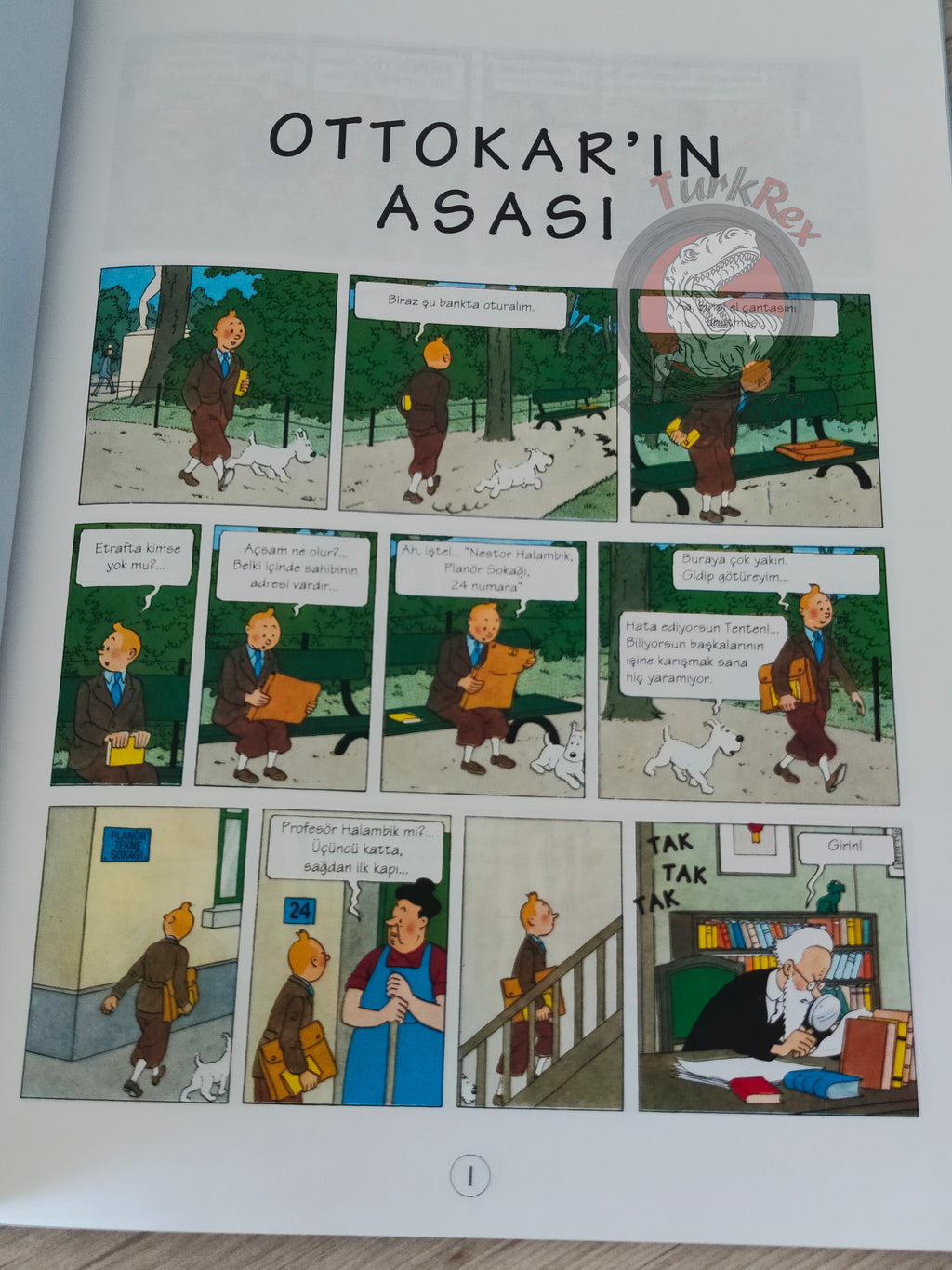 Tintin – King Ottokar's Sceptre 1998 Turkish Edition Comic Turkey 1st YKY