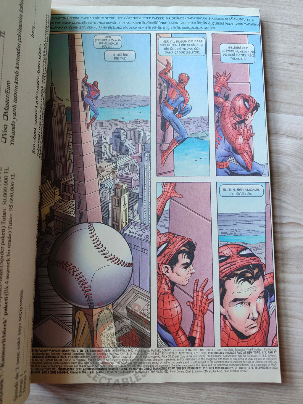 Spider-Man Vol #2 Turkish Comic Turkey The Amazing #33-35 Peter Parker #33-35