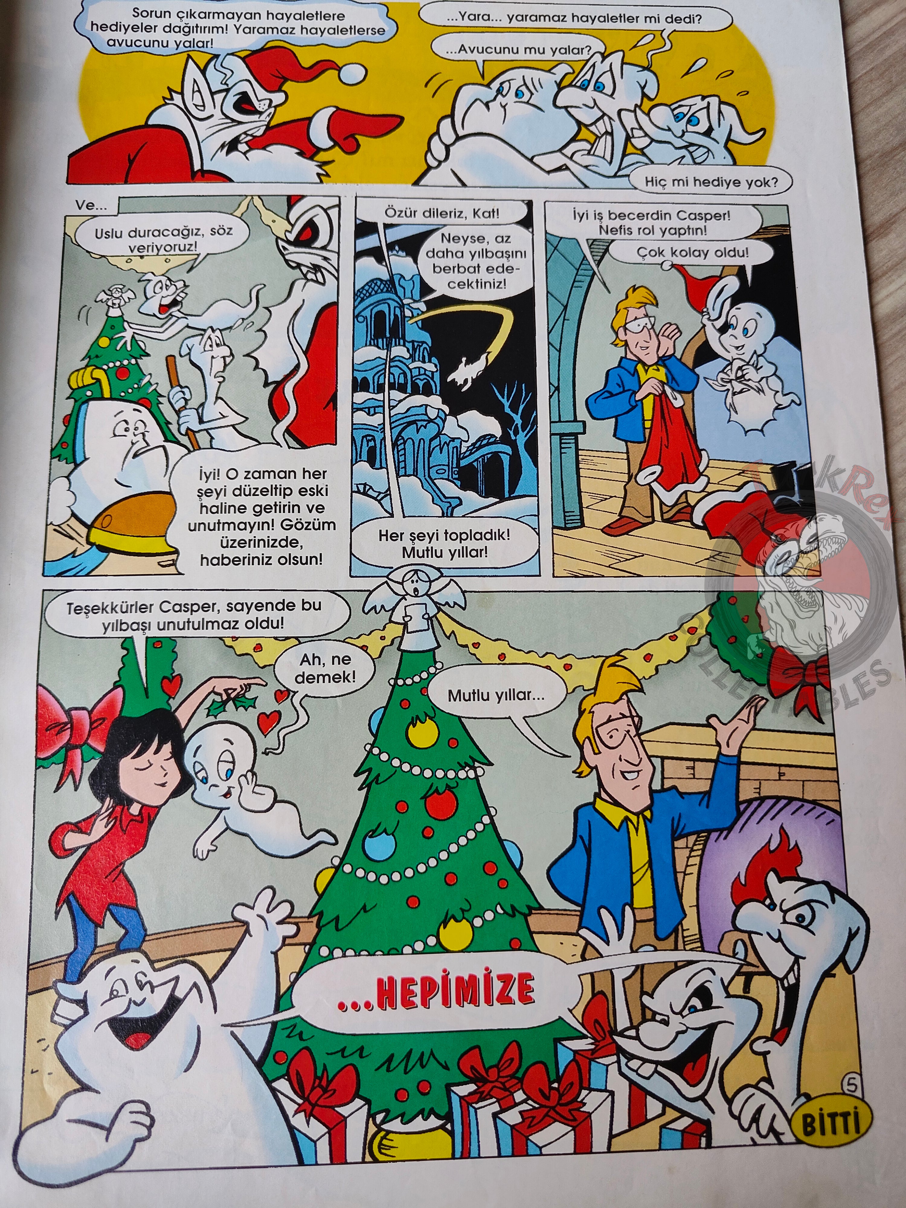 Casper the Friendly Ghost Magazine – Issue #29 1998 Turkish Comic Turkey