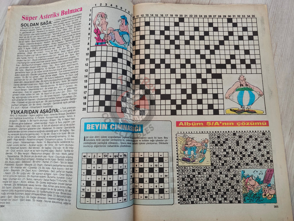 Asterix – Asterix in Belgium early 90s Turkish Edition Comic Turkey