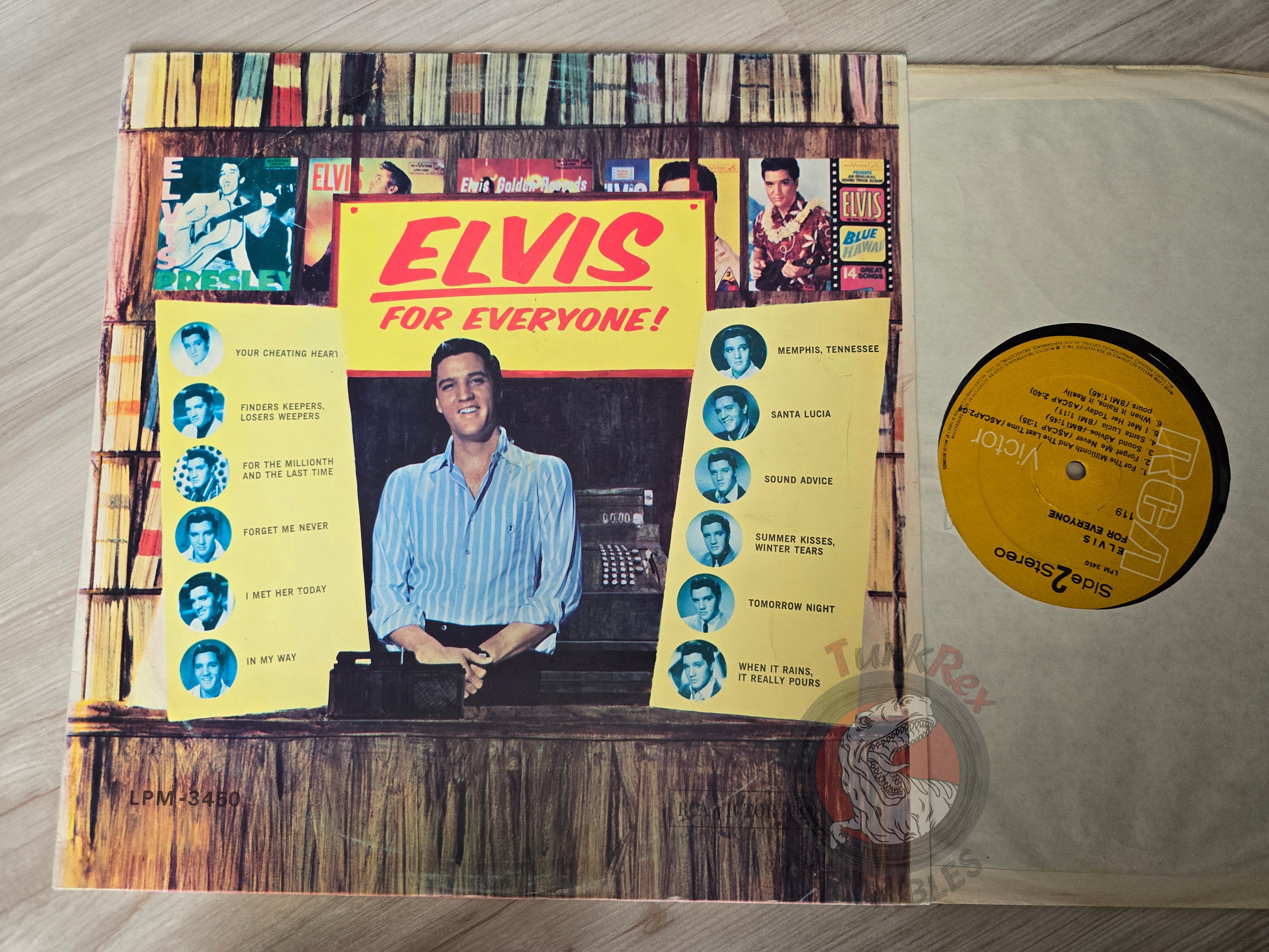 Elvis Presley – Elvis For Everyone! Turkish Pressing Vinyl Turkey Edition