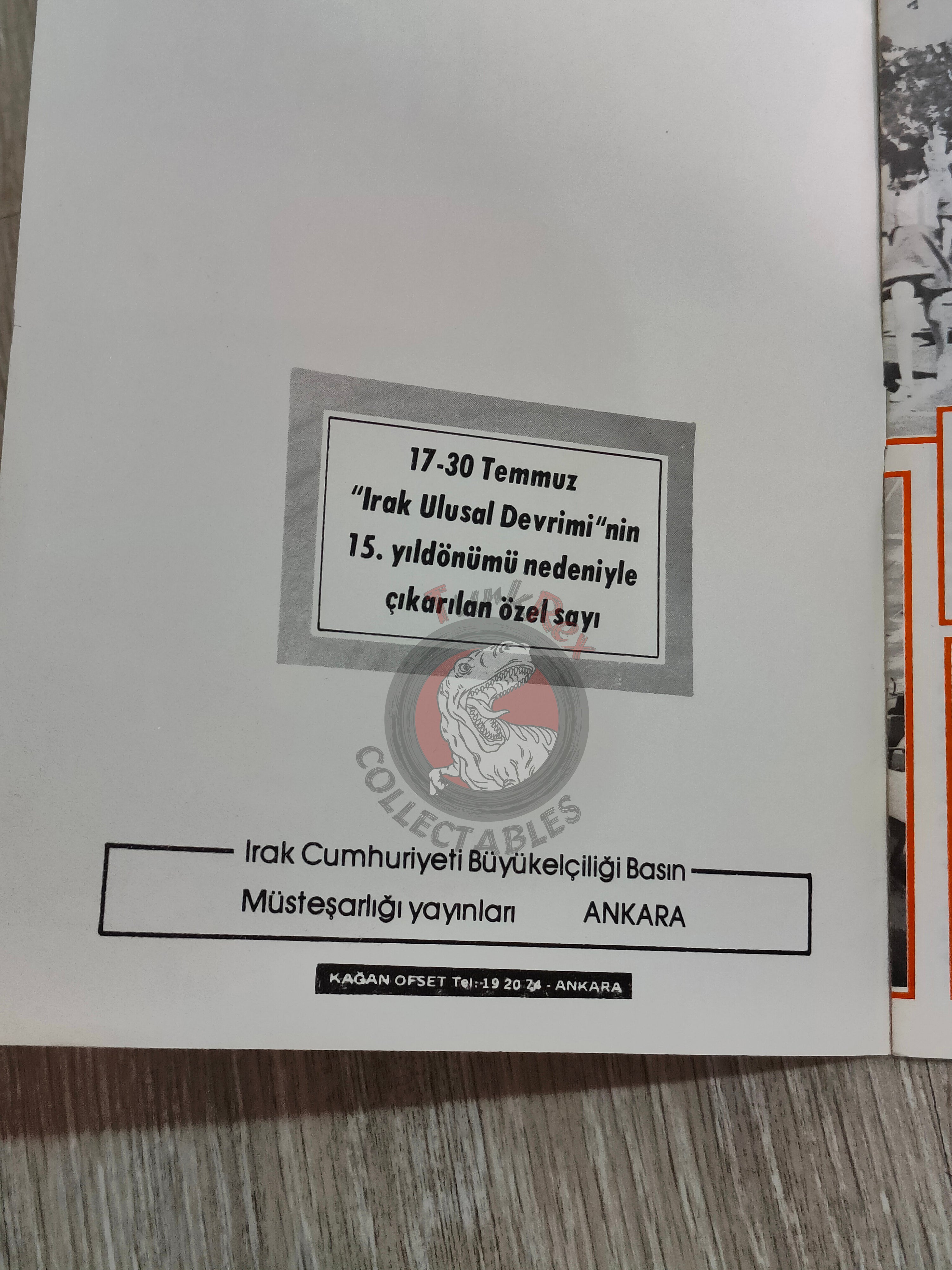 Saddam Hussein - The New Iraq 1980s Propaganda Book Turkish Middle East Iran
