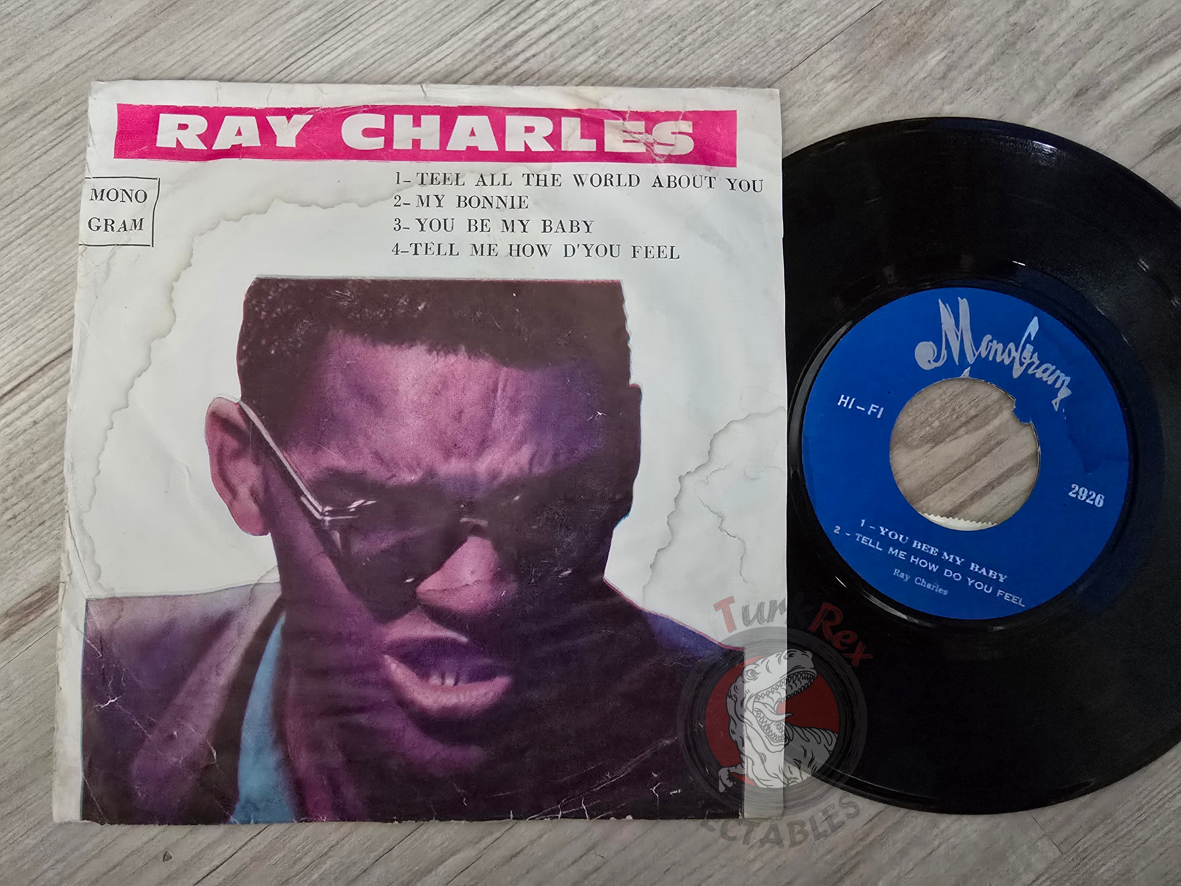 Ray Charles – Tell All The World About You 7" Iran Pressing Vinyl Iranian Edition