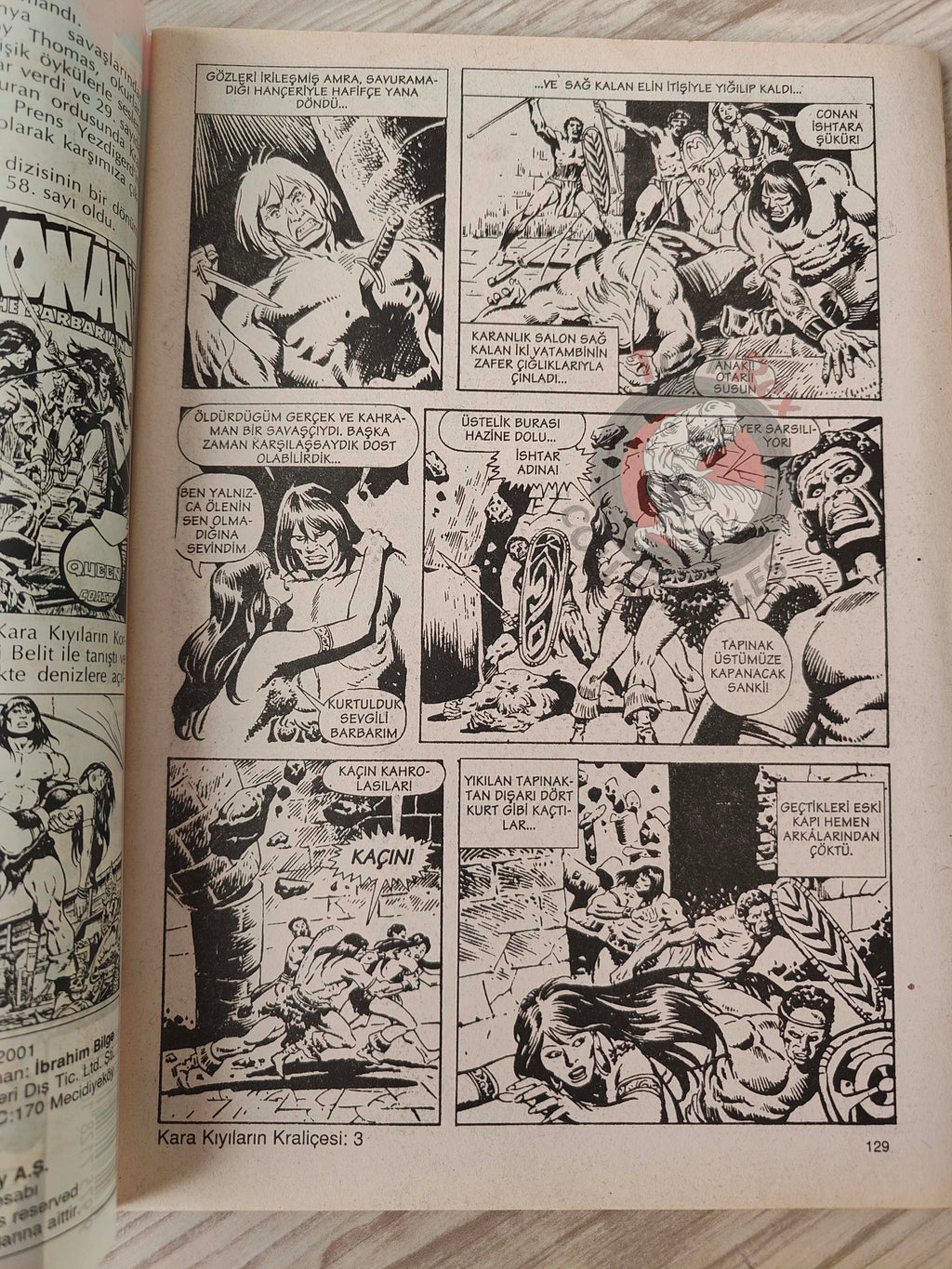 Conan The Barbarian #3 2001 Turkish Comic Turkey #65 #66 #67 #68