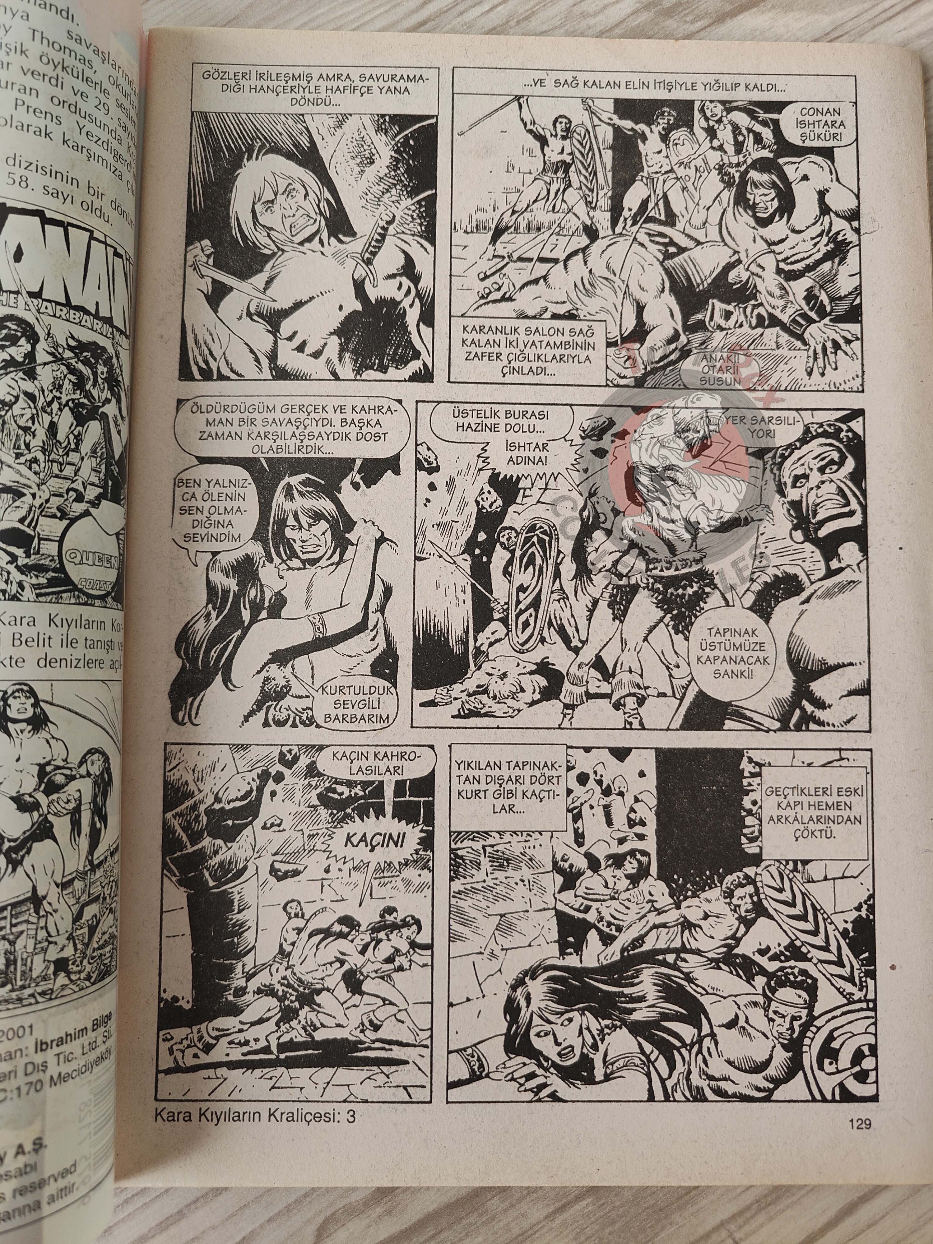 Conan The Barbarian #3 2001 Turkish Comic Turkey #65 #66 #67 #68