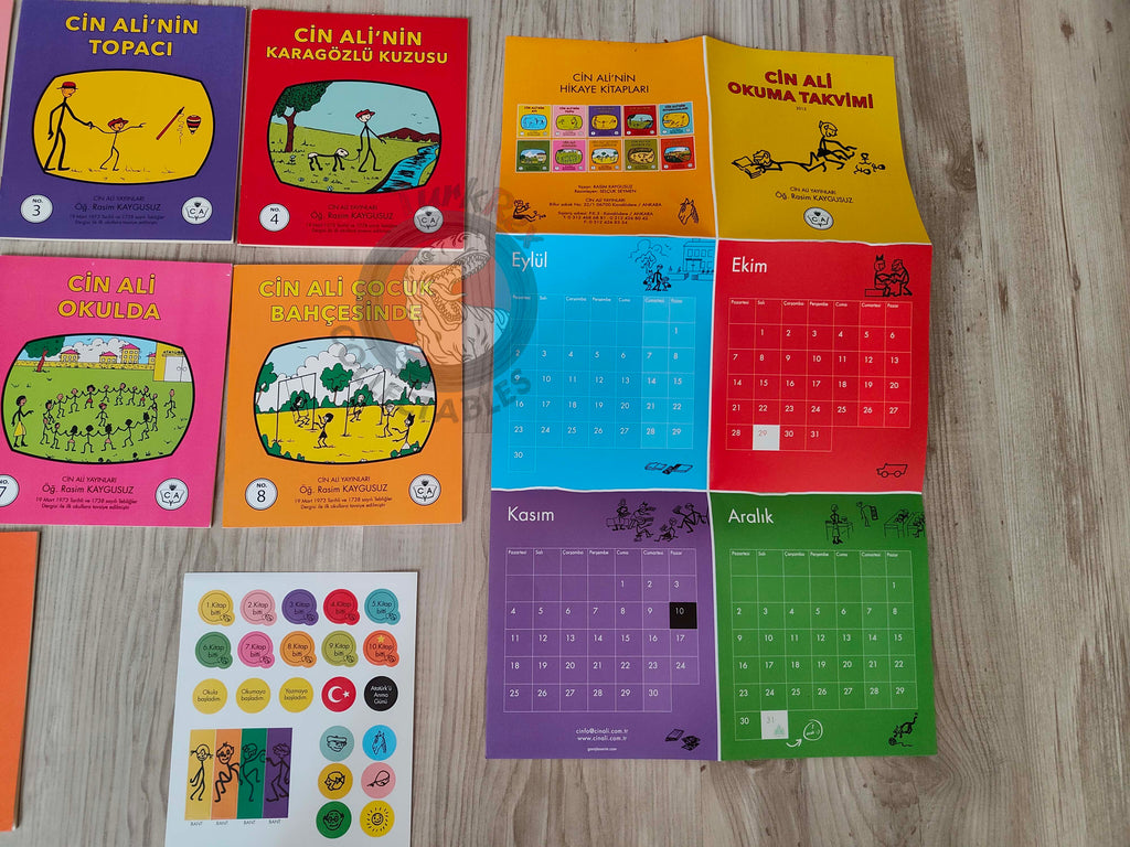 Cin Ali Series – Rasim Kaygusuz 2013 Turkish Book Turkey Illustrated Education