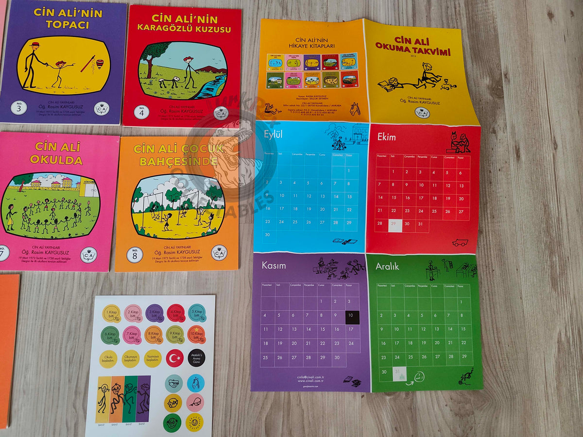 Cin Ali Series – Rasim Kaygusuz 2013 Turkish Book Turkey Illustrated Education