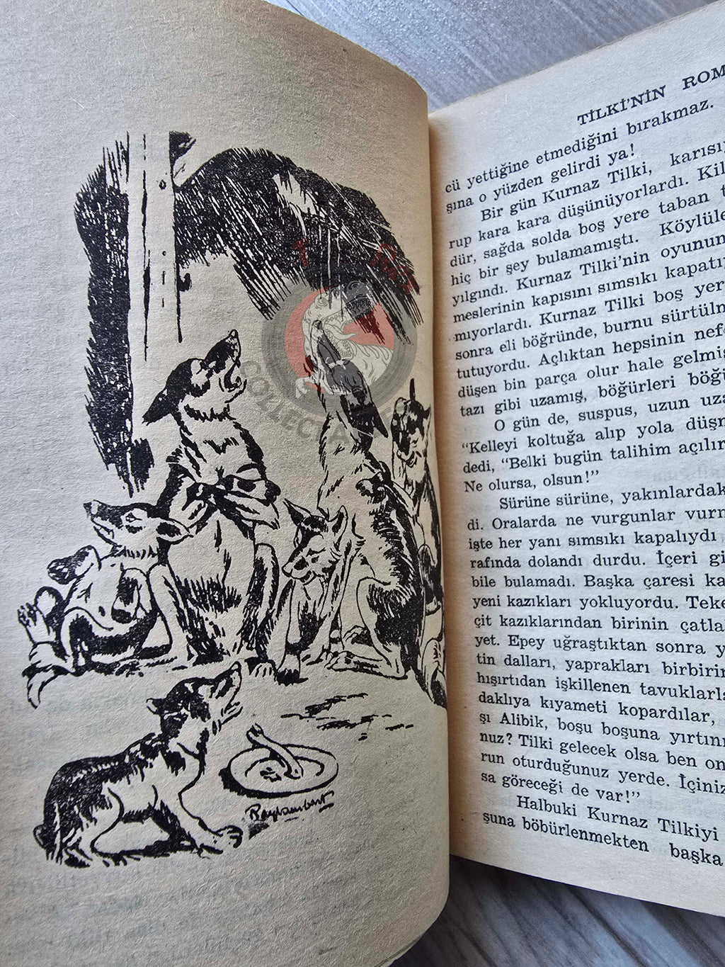 Reynard the Fox 1963 Turkish Book Turkey Illustrated