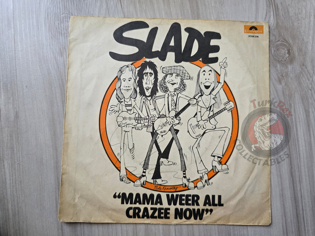 Slade – Mama Weer All Crazee Now 7" Turkish Pressing Cover Only Turkey Edition