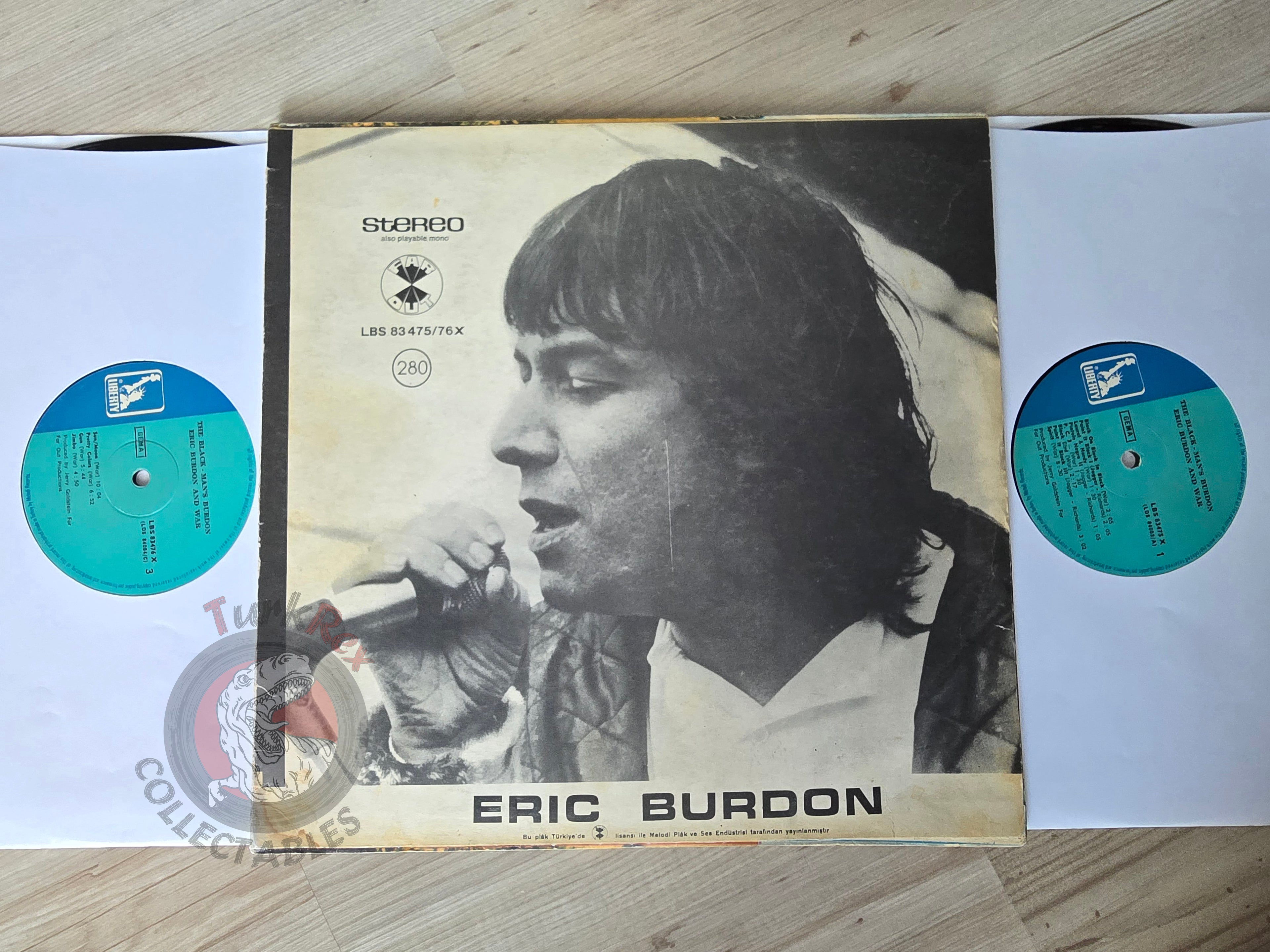 Eric Burdon And War – The Black-Man's Burdon Turkish Pressing Vinyl Turkey Edition
