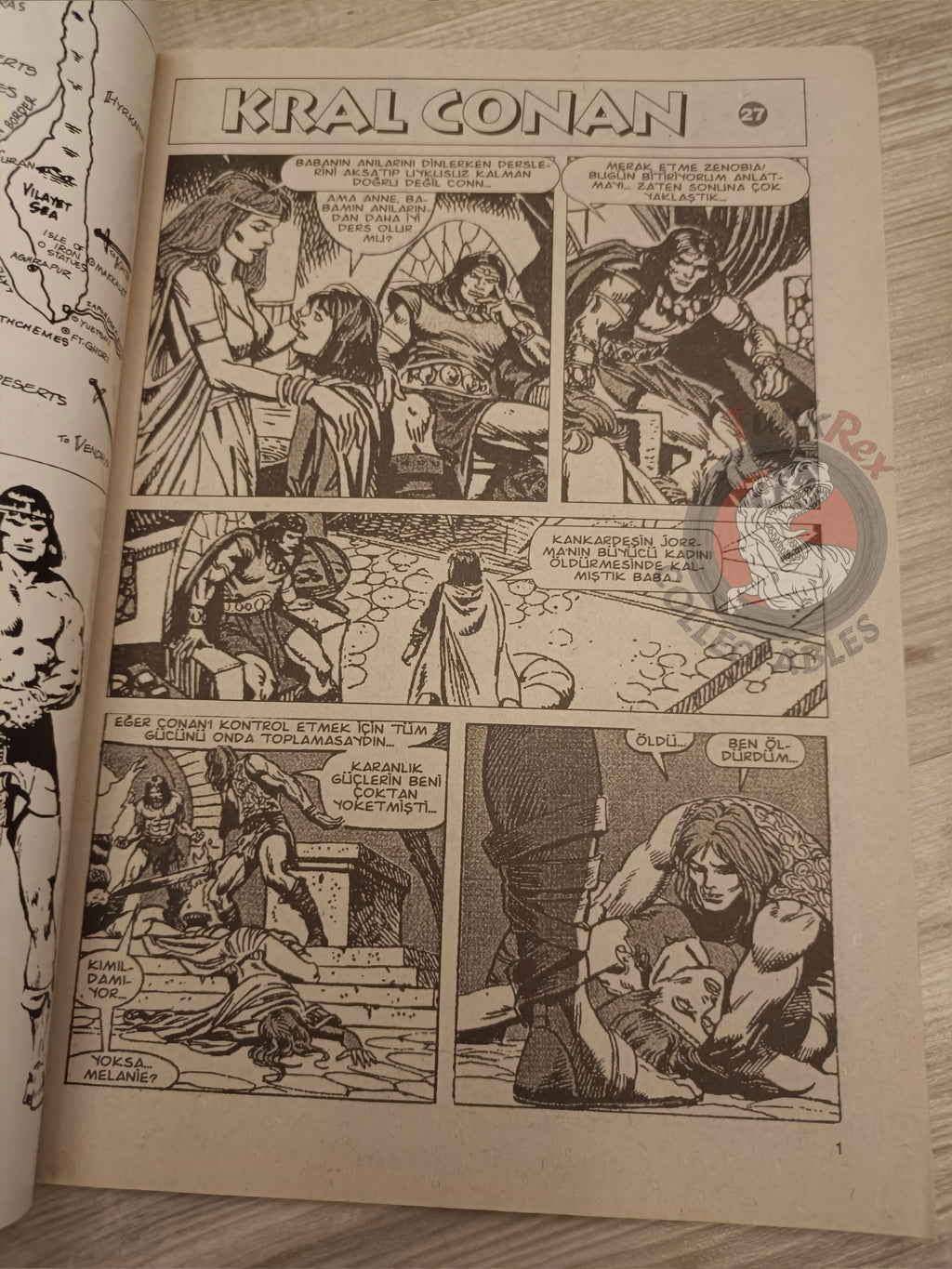 Kral Conan #27 King Conan #14 #15 Turkish Comic Turkey SSOC #107