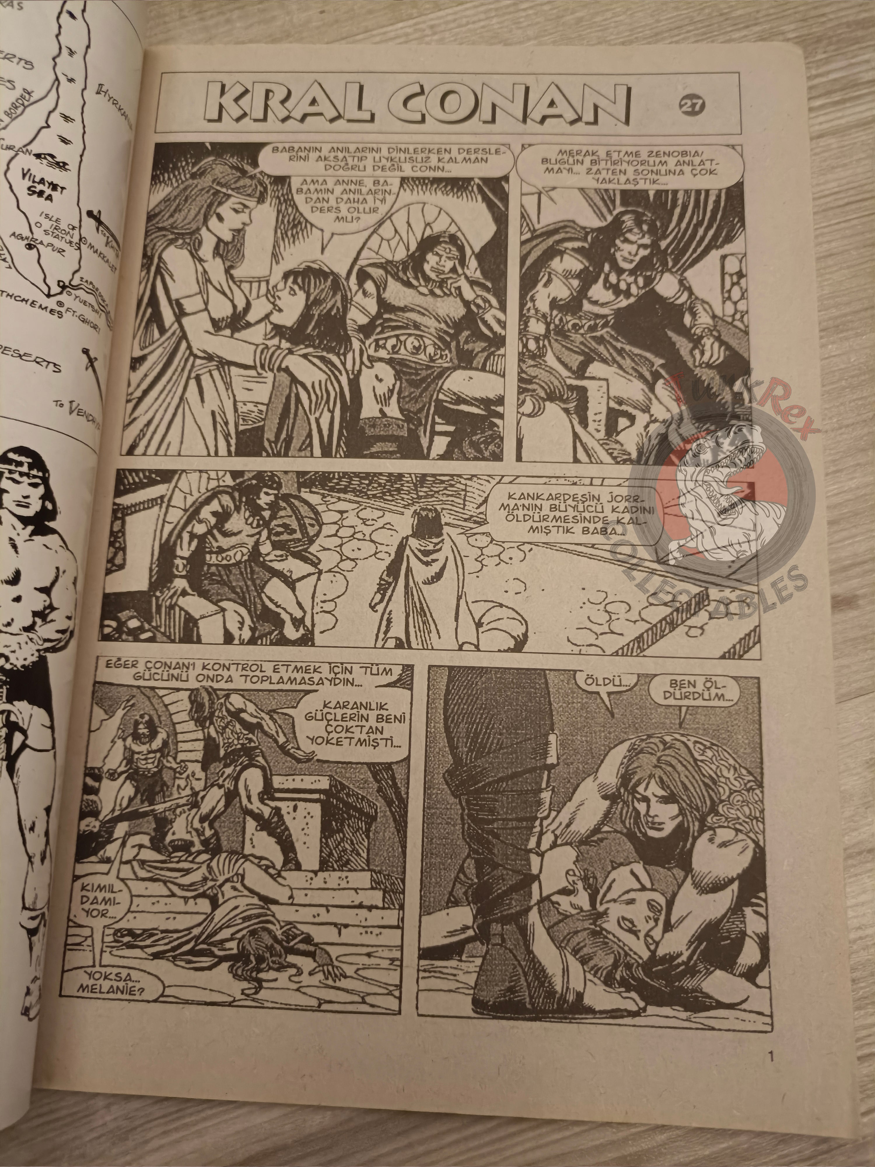 Kral Conan #27 King Conan #14 #15 Turkish Comic Turkey SSOC #107