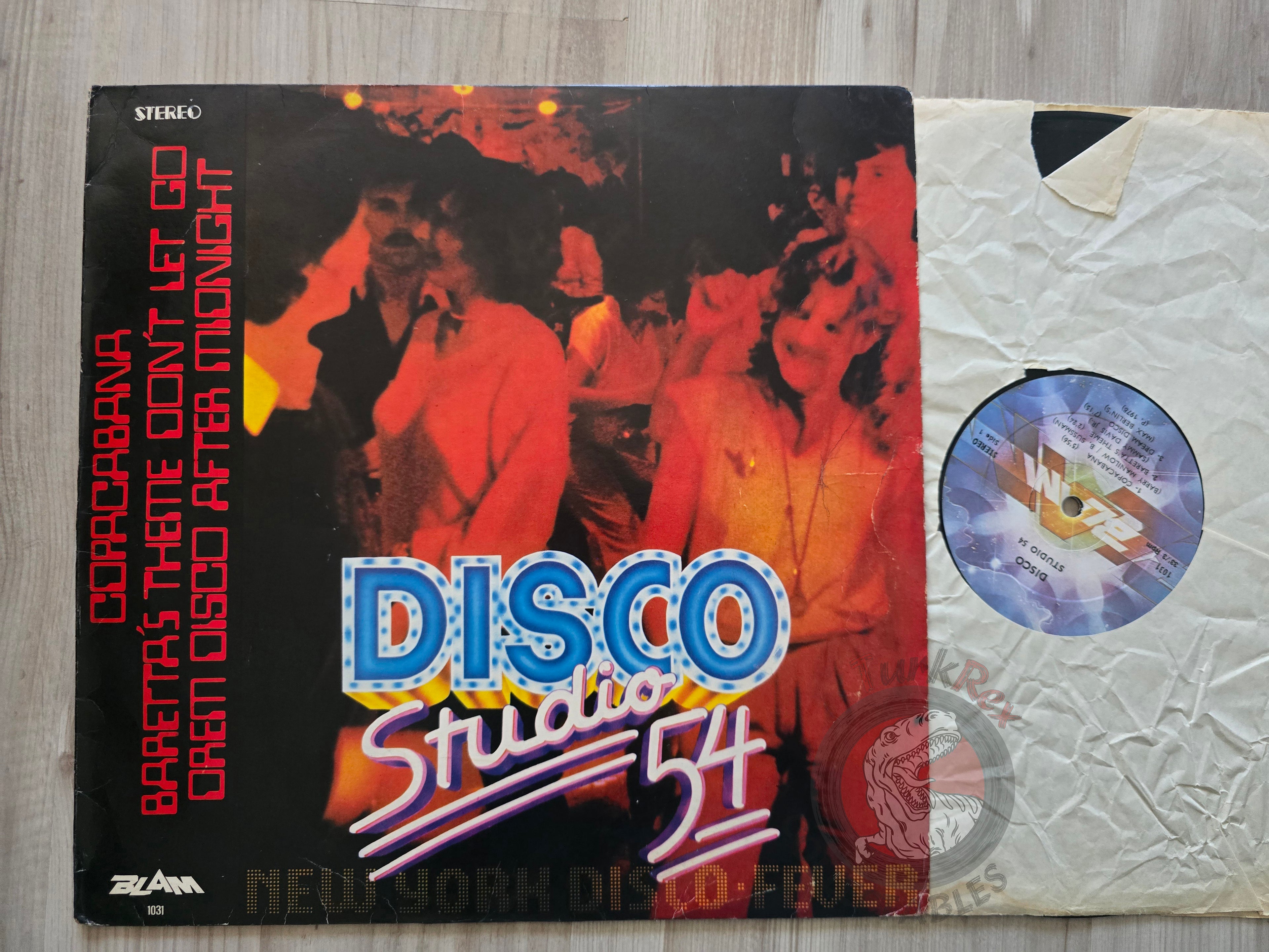 Various – Disco Studio 54 Turkish Pressing Vinyl Turkey Edition