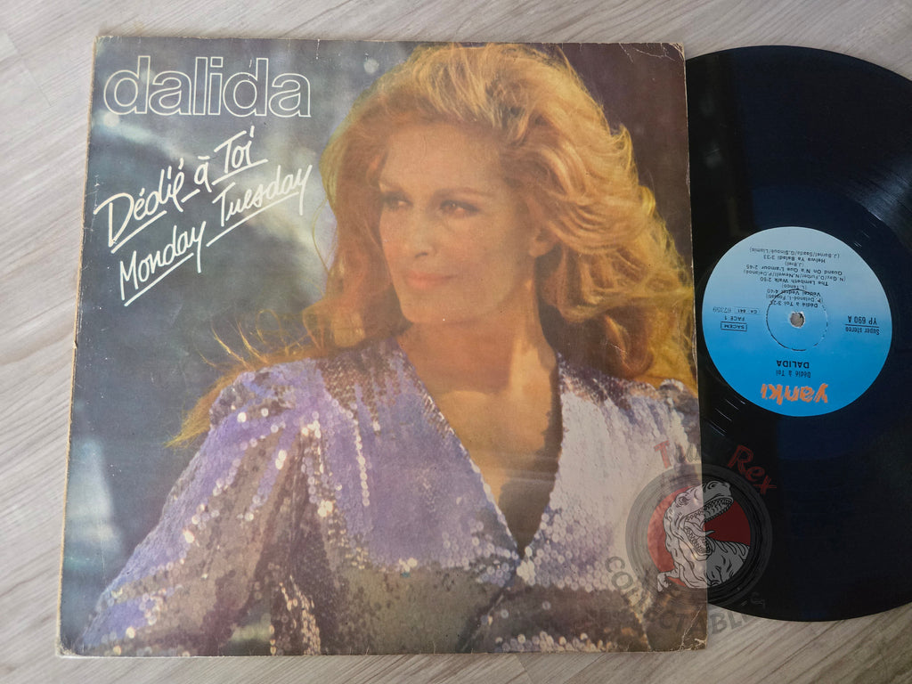 Dalida – Dédié A Toi / Monday Tuesday  Turkish Pressing Vinyl Turkey Edition