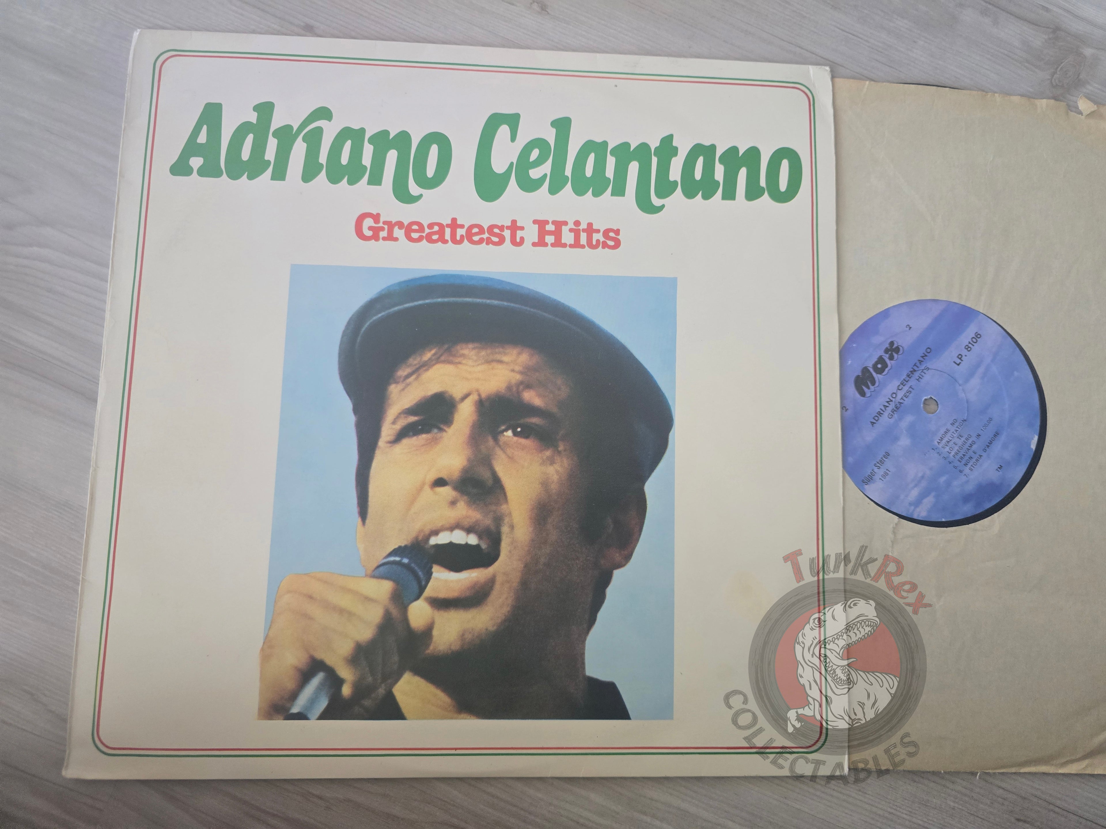 Adriano Celentano – Greatest Hits Turkish Pressing Vinyl Turkey Edition