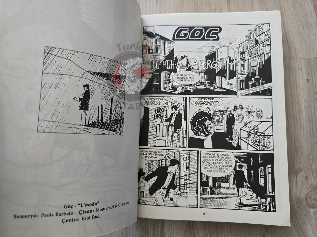 Dylan Dog Maxi #4 2012 Turkish Comic Turkey L’esodo