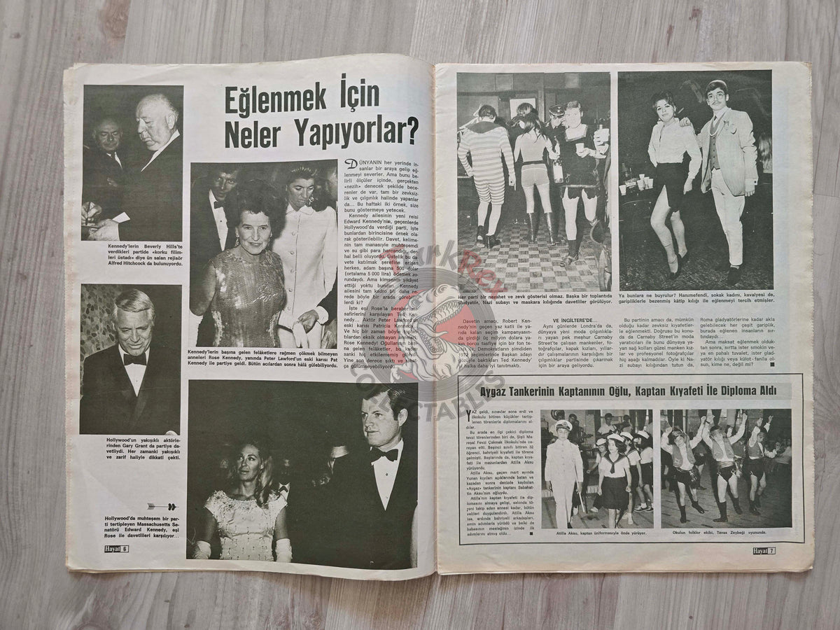 Hayat 1969 American Astronauts Apollo 11 Turkish Magazine Turkey Moon Space Maria Callas