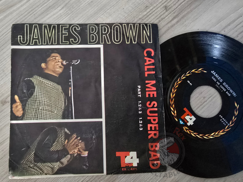 James Brown – Call Me Super Bad Part 1, 2 & 3  7" Iran Pressing Vinyl Iranian Edition