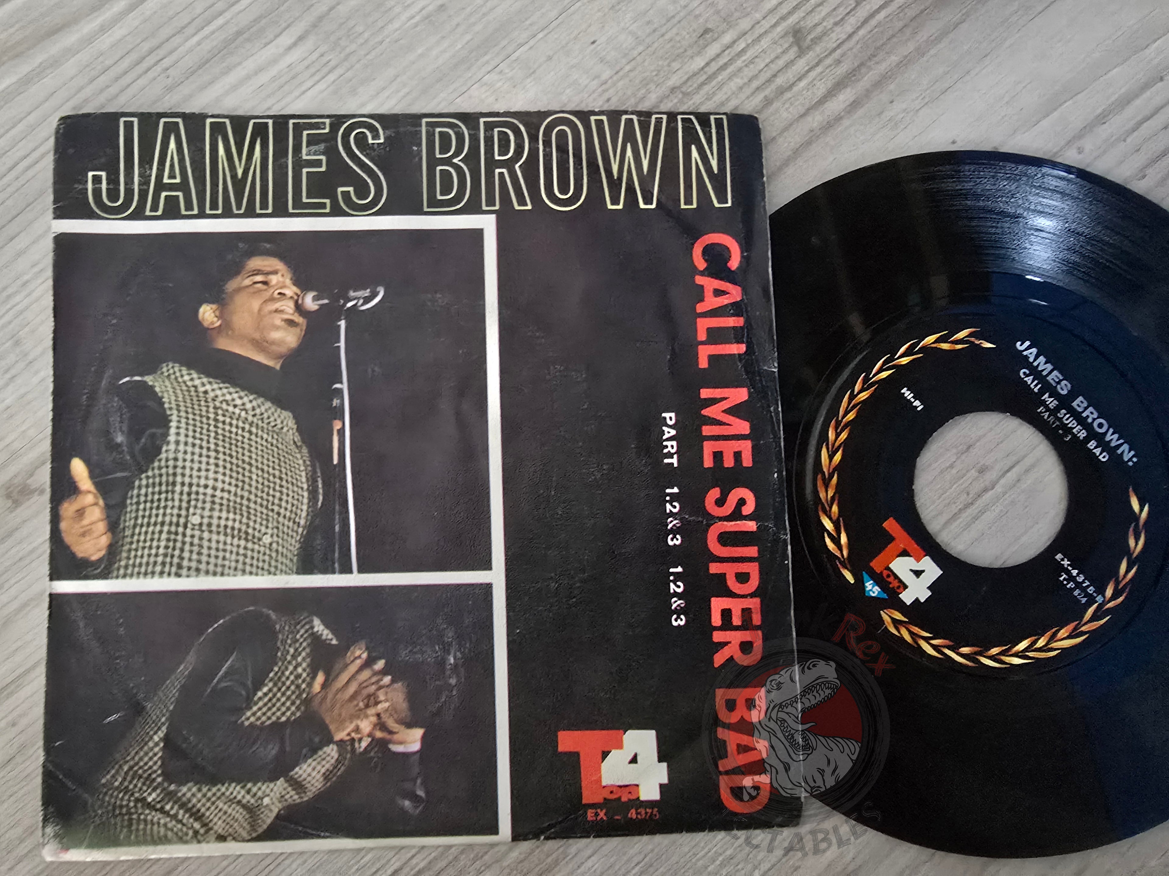 James Brown – Call Me Super Bad Part 1, 2 & 3  7" Iran Pressing Vinyl Iranian Edition