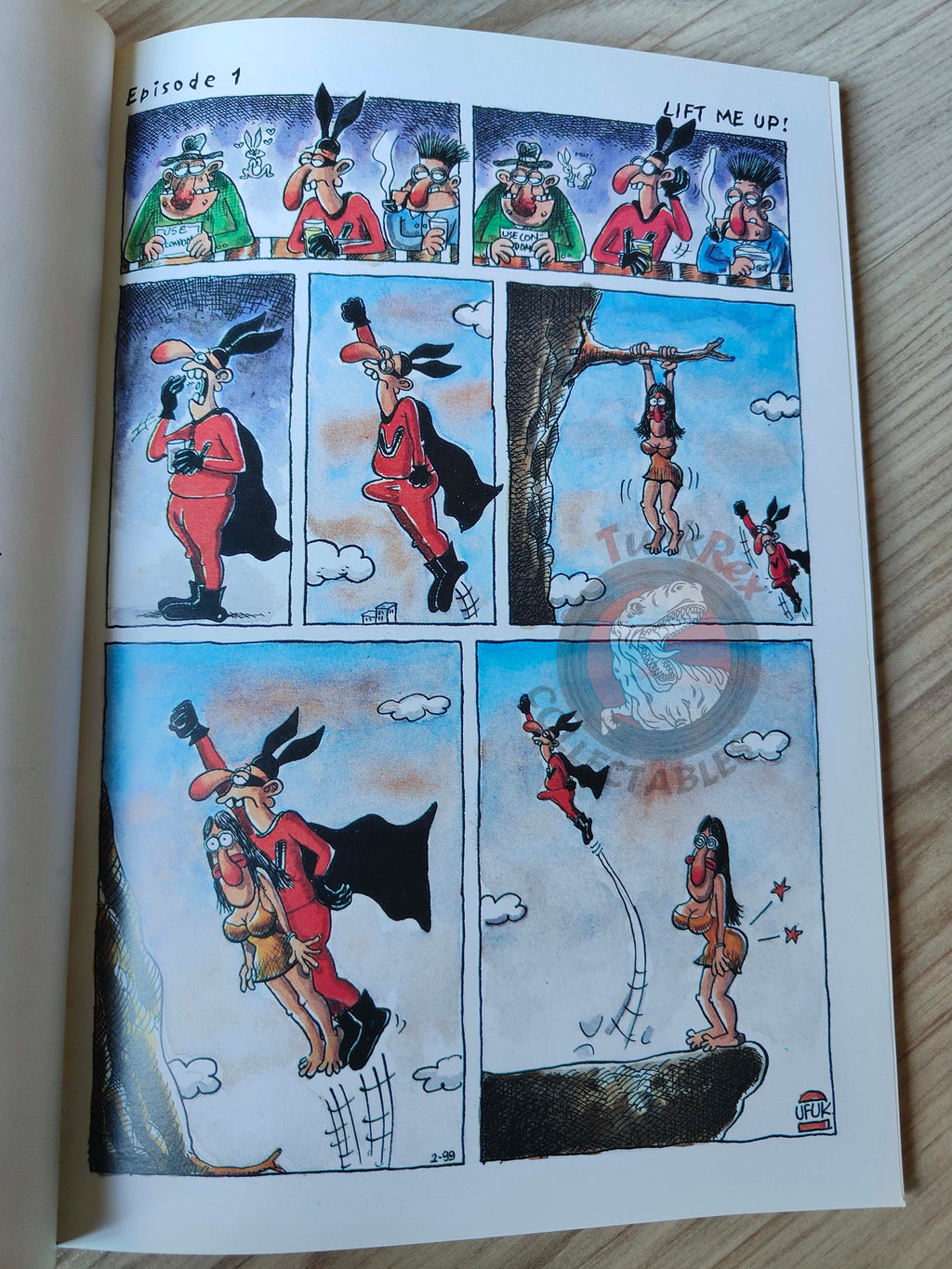 The Adventures of Viagraman Turkish Comic Turkey Ufuk Uyanık Adult Humor