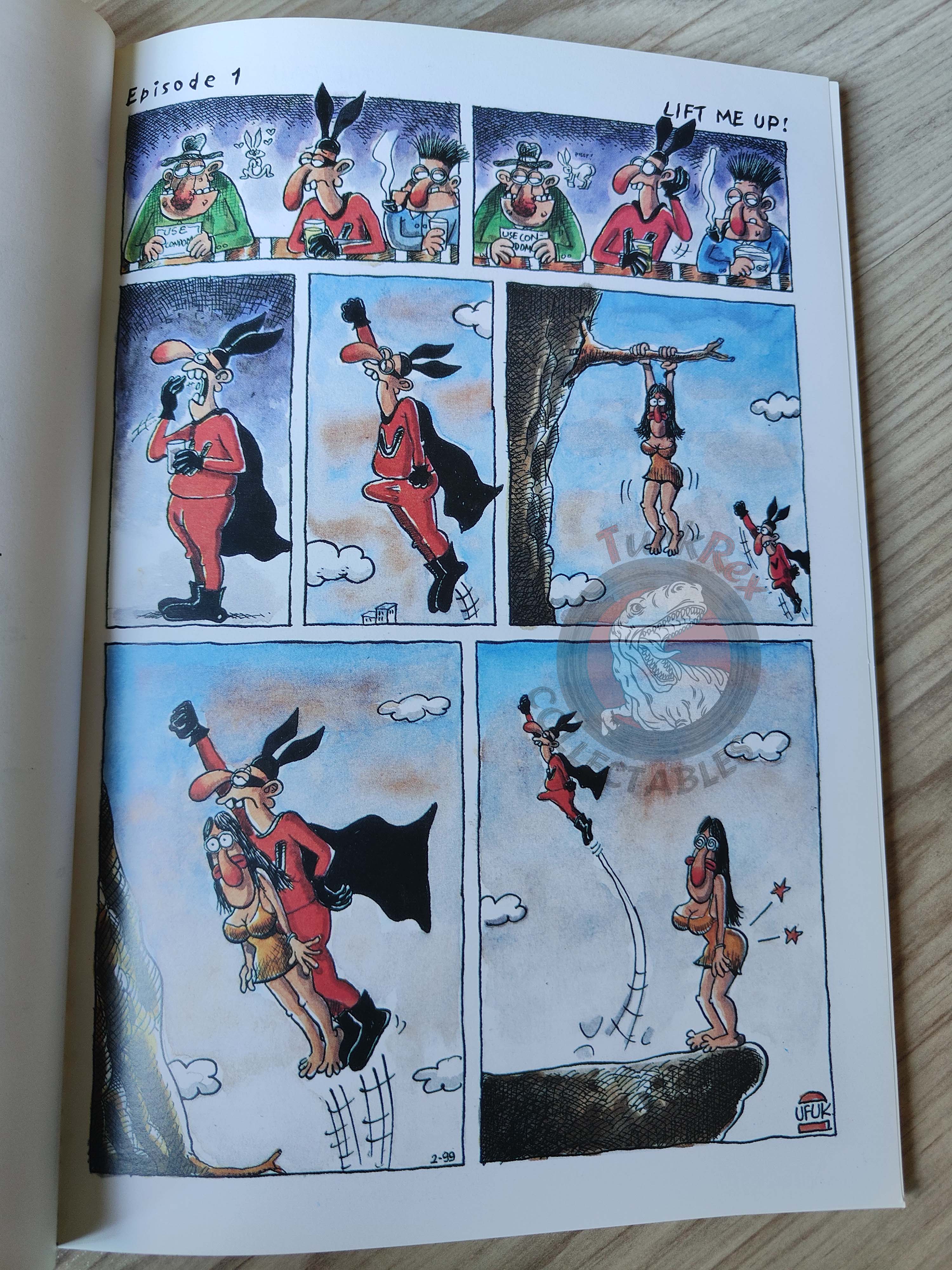 The Adventures of Viagraman Turkish Comic Turkey Ufuk Uyanık Adult Humor