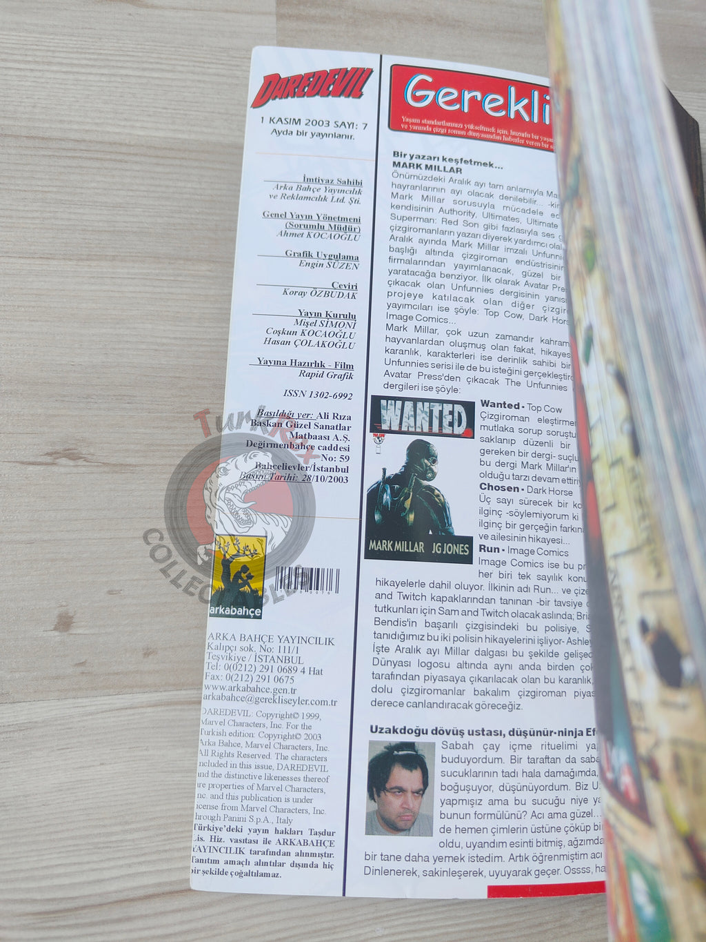 Daredevil Volume #3 Turkish Comic Turkey Marvel Knights #13–19