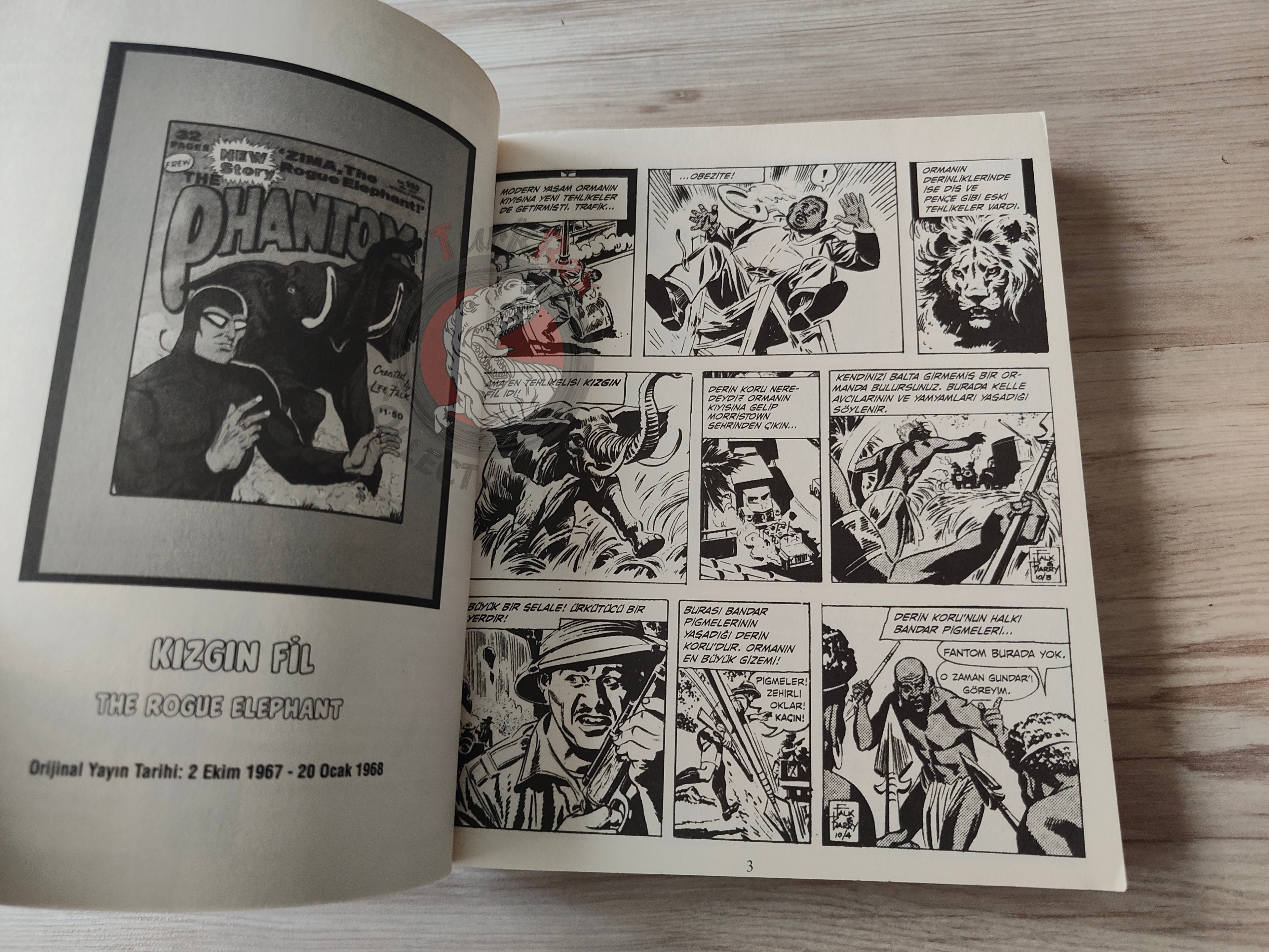 The Phantom #4 2013 The Rogue Elephant Turkish Comic Turkey
