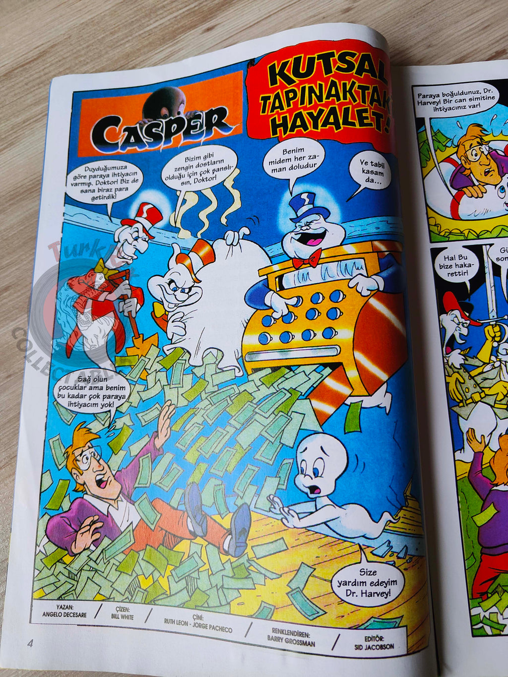 Casper the Friendly Ghost Magazine – Issue #10 2006 Turkish Comic Turkey