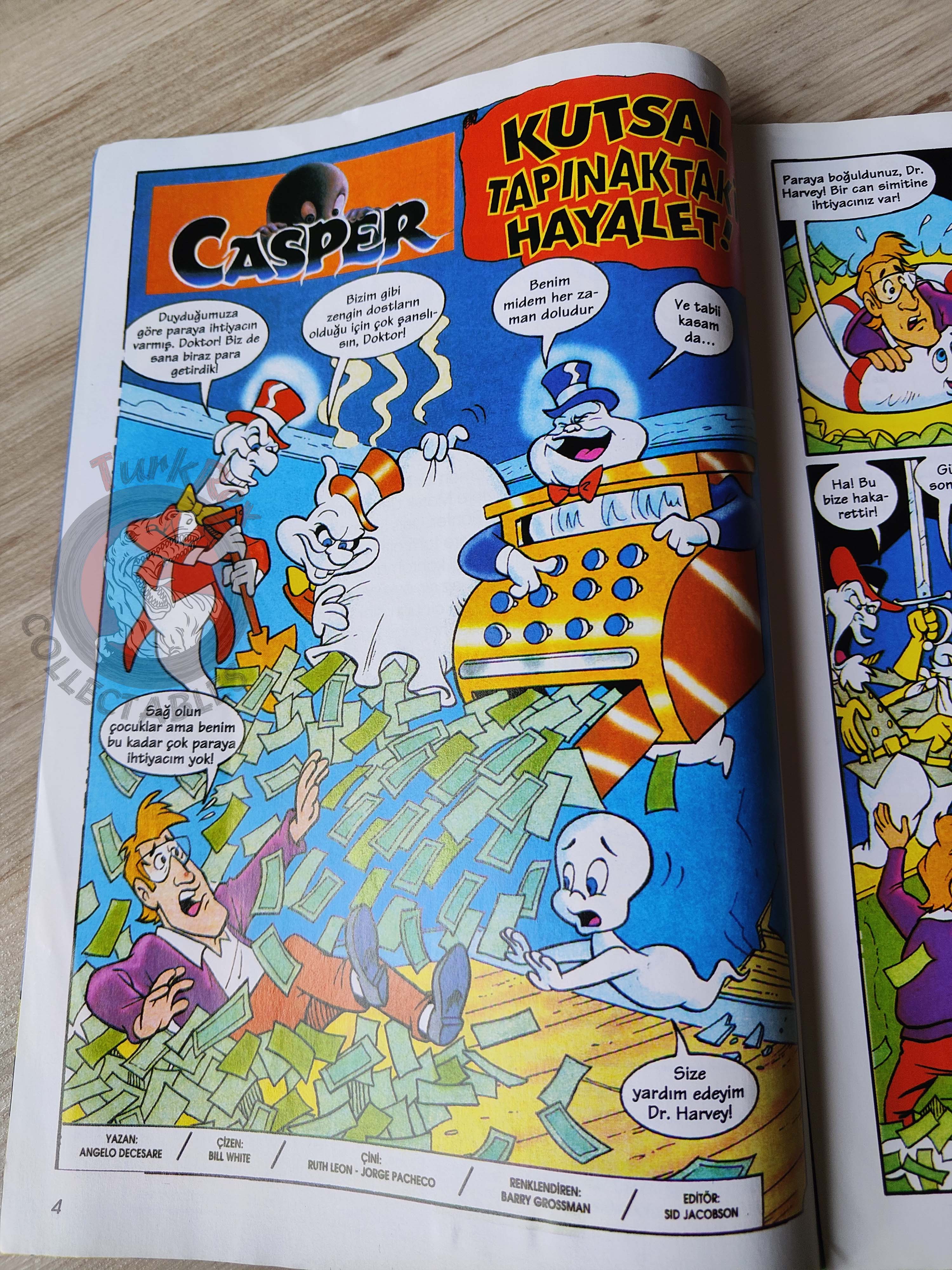 Casper the Friendly Ghost Magazine – Issue #10 2006 Turkish Comic Turkey