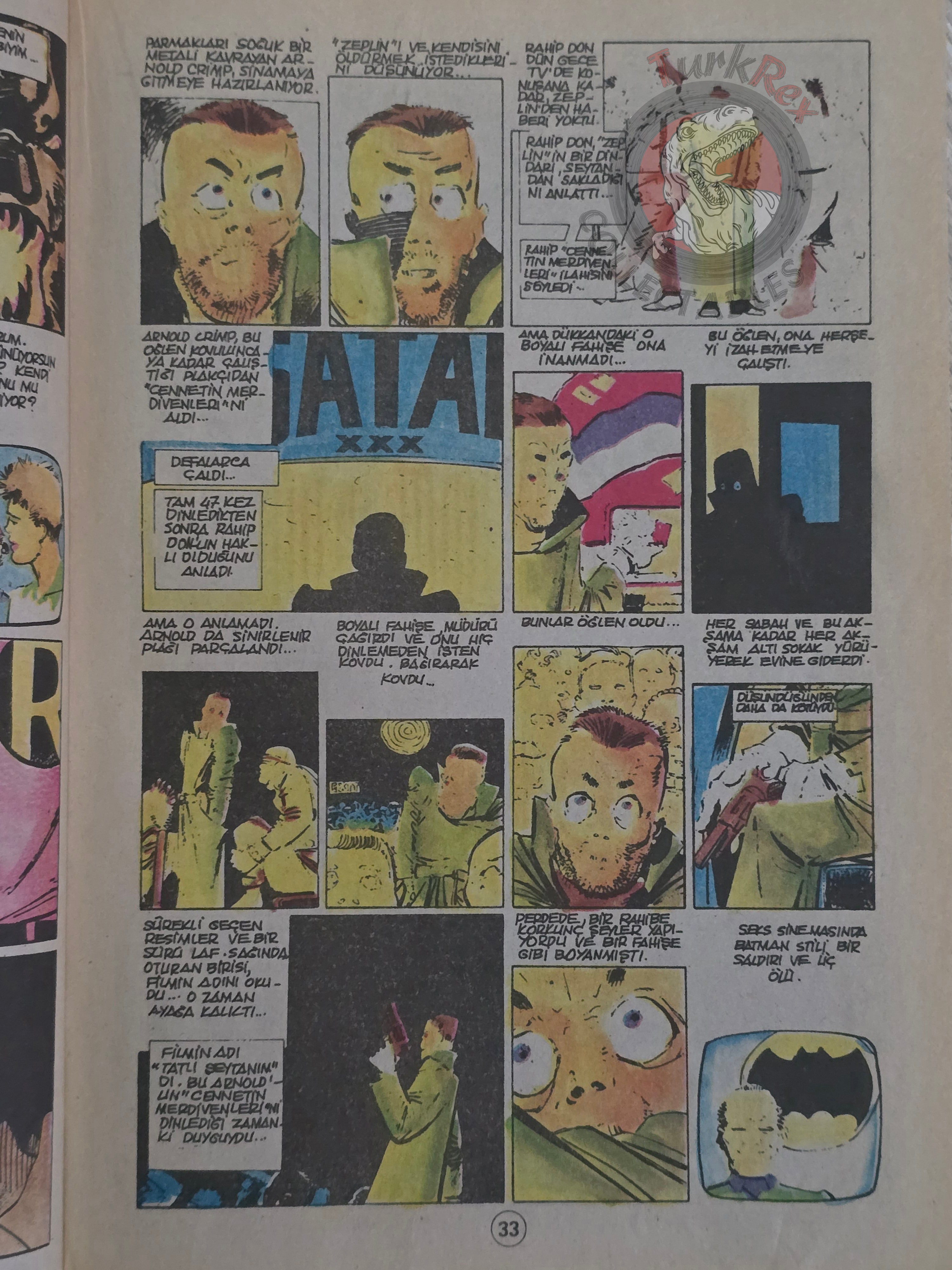 Batman The Dark Knight Returns #4 1989 Turkish Comic Turkey