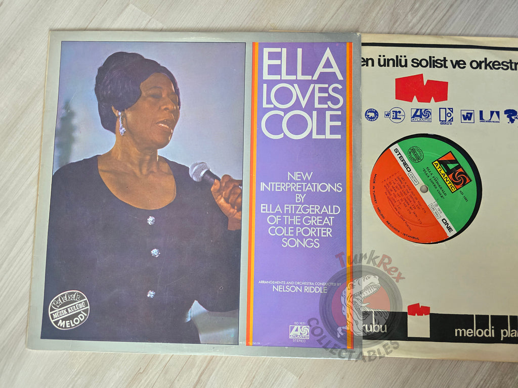 Ella Fitzgerald – Ella Loves Cole Turkish Pressing Vinyl Turkey Edition