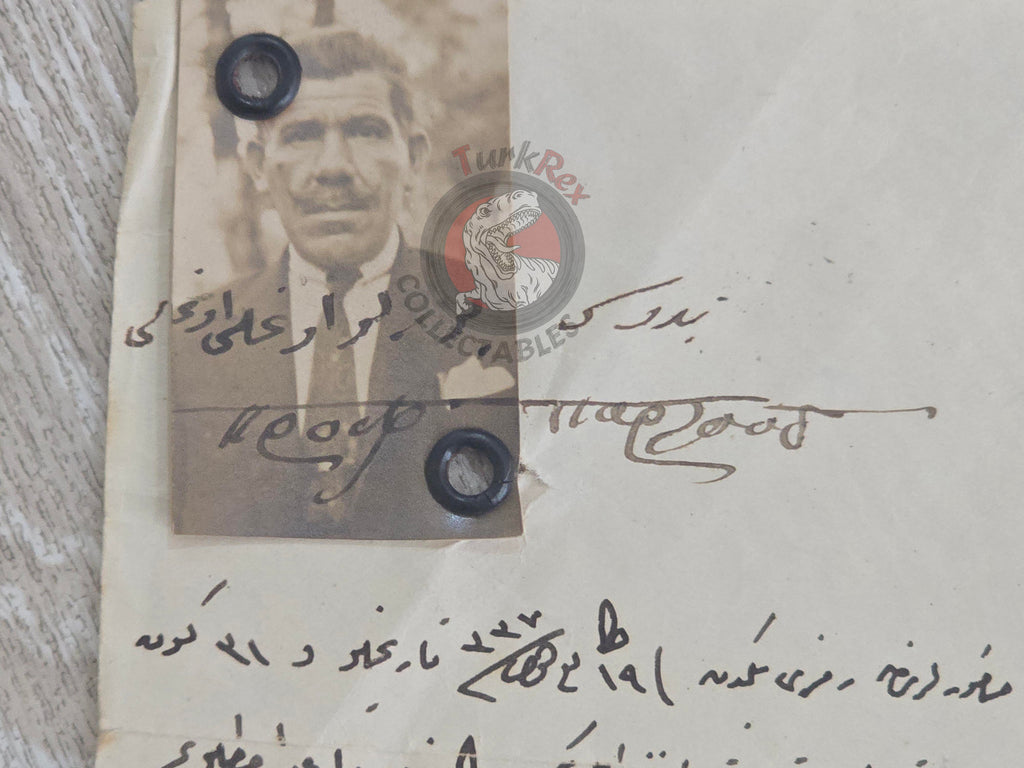 Ottoman 1925 Legal Settlement and Release Deed Istanbul Armenian Citizen Armenia