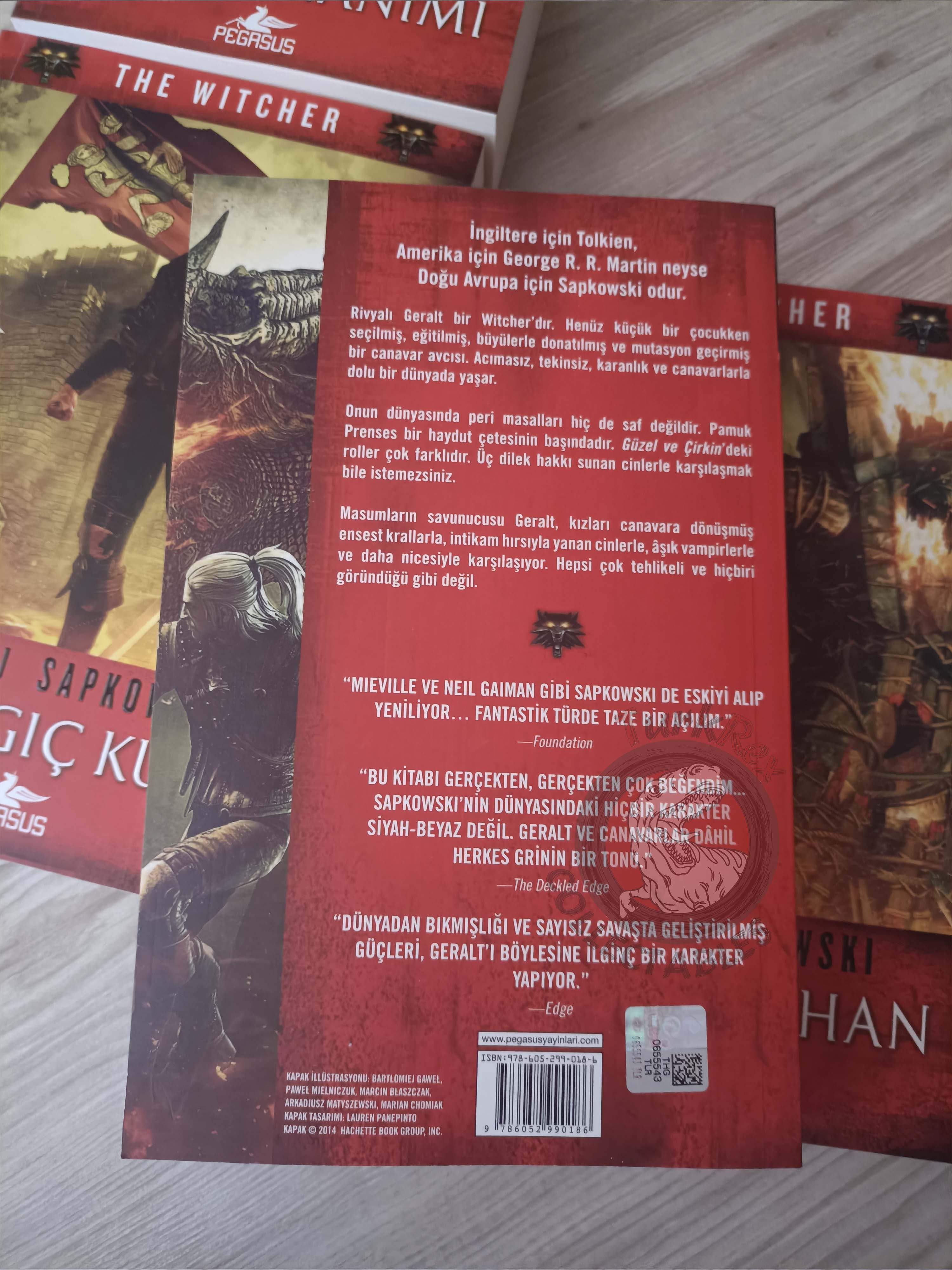 Andrzej Sapkowski  – The Witcher Series Turkish Book Turkey