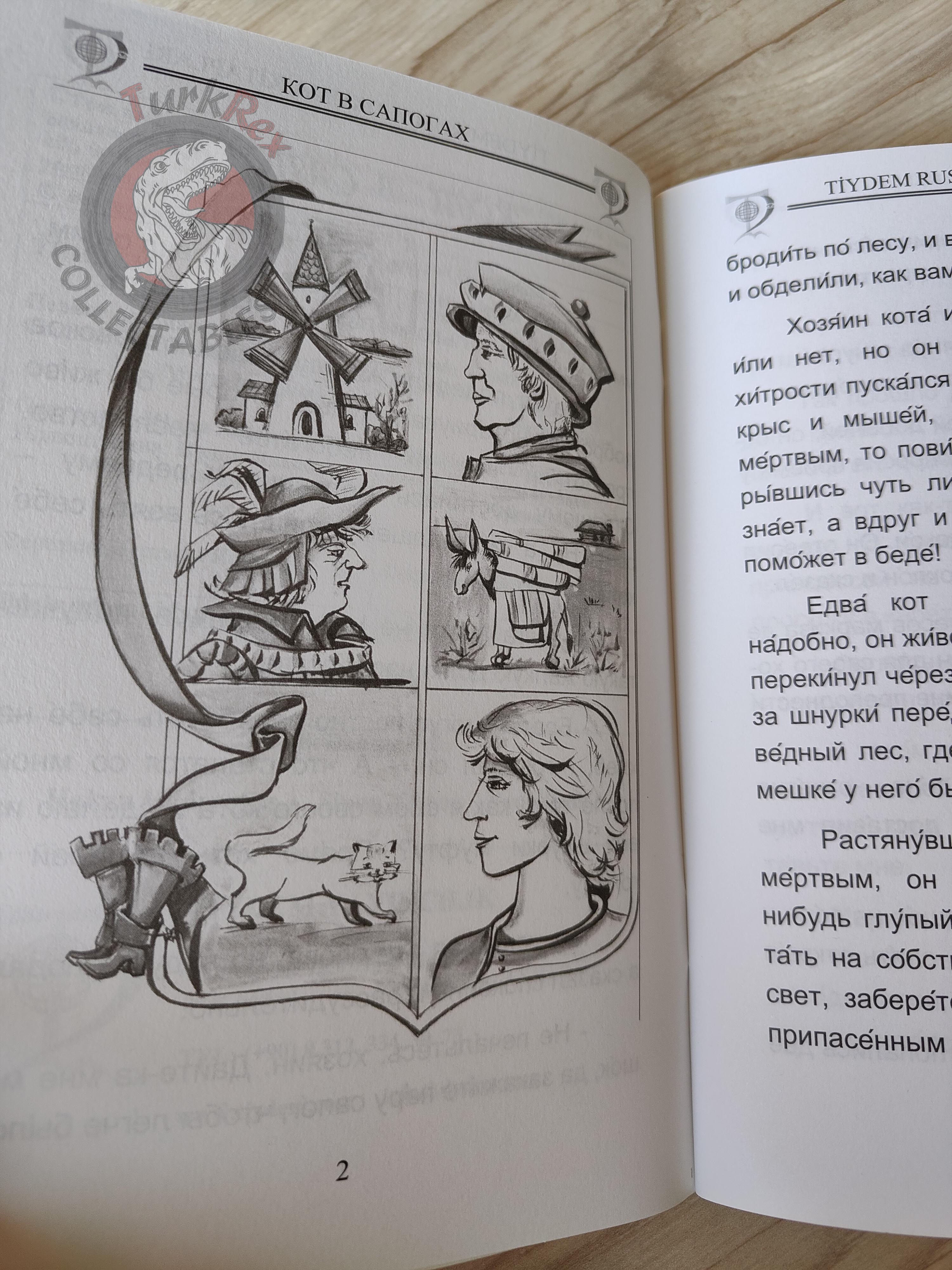 Puss in Boots – Grimm Brothers 2008 Russian Book Turkey Illustrated