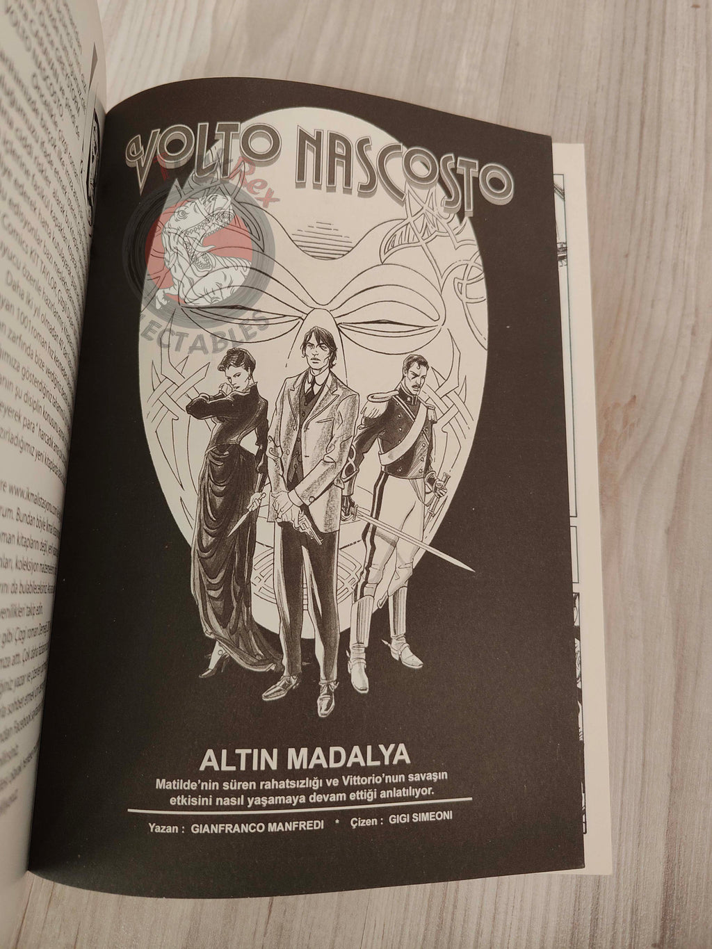 Volto Nascosto Vol #7 Medaglia d'oro Turkish Comic Turkey Bonelli #13 #14
