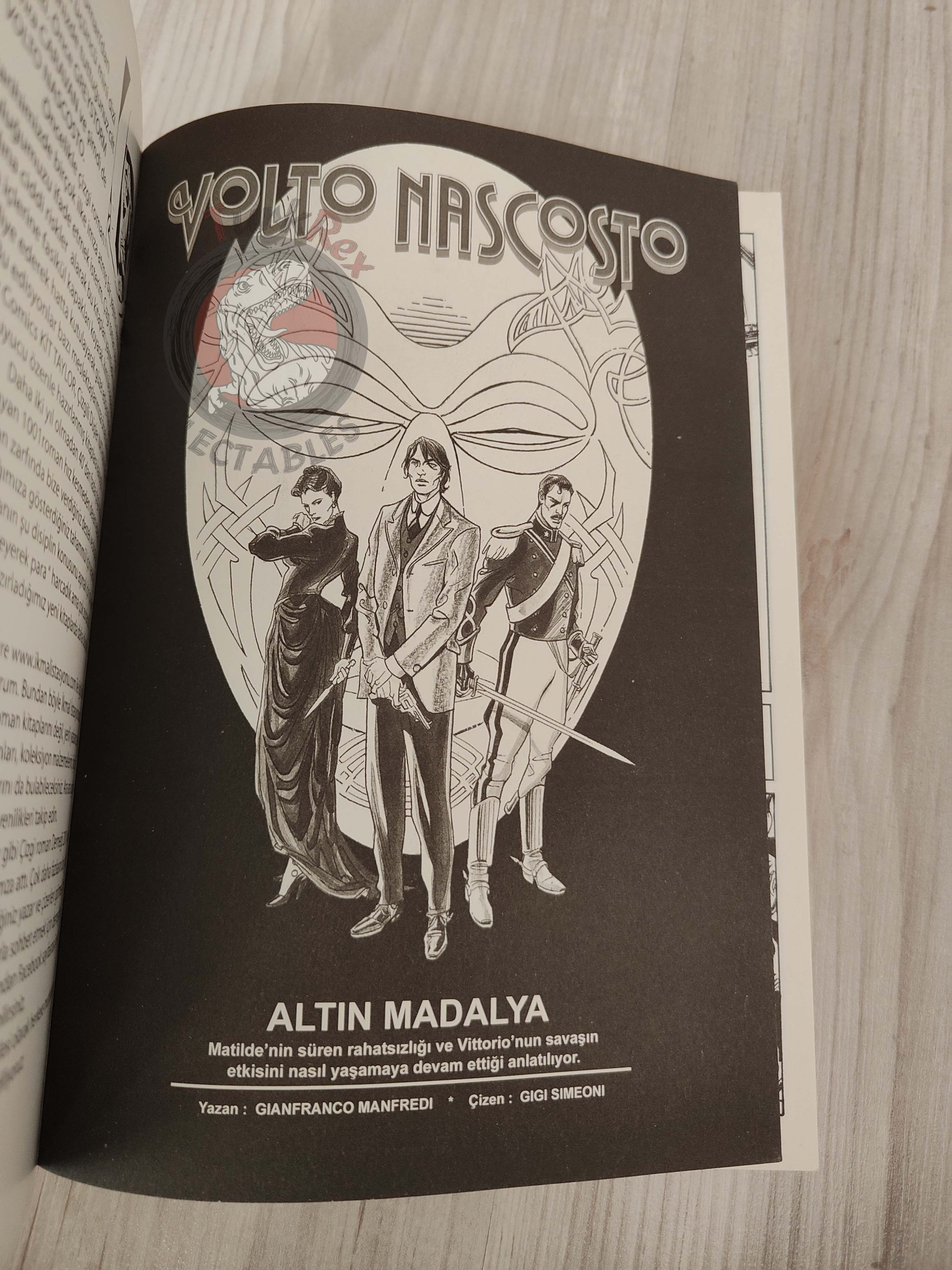 Volto Nascosto Vol #7 Medaglia d'oro Turkish Comic Turkey Bonelli #13 #14